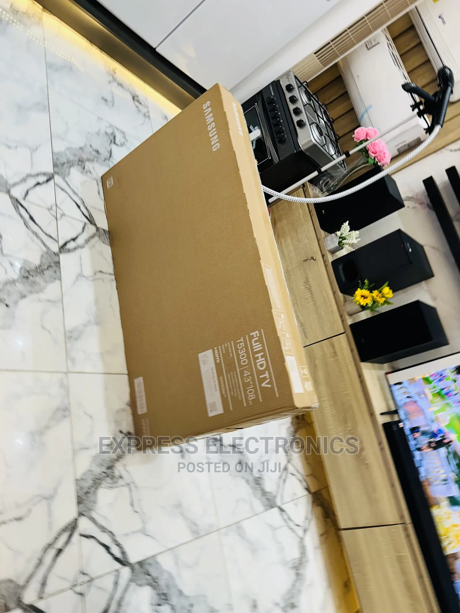 Glossy Black Slim FHD Smart 43”T53000 Samsung Tv 