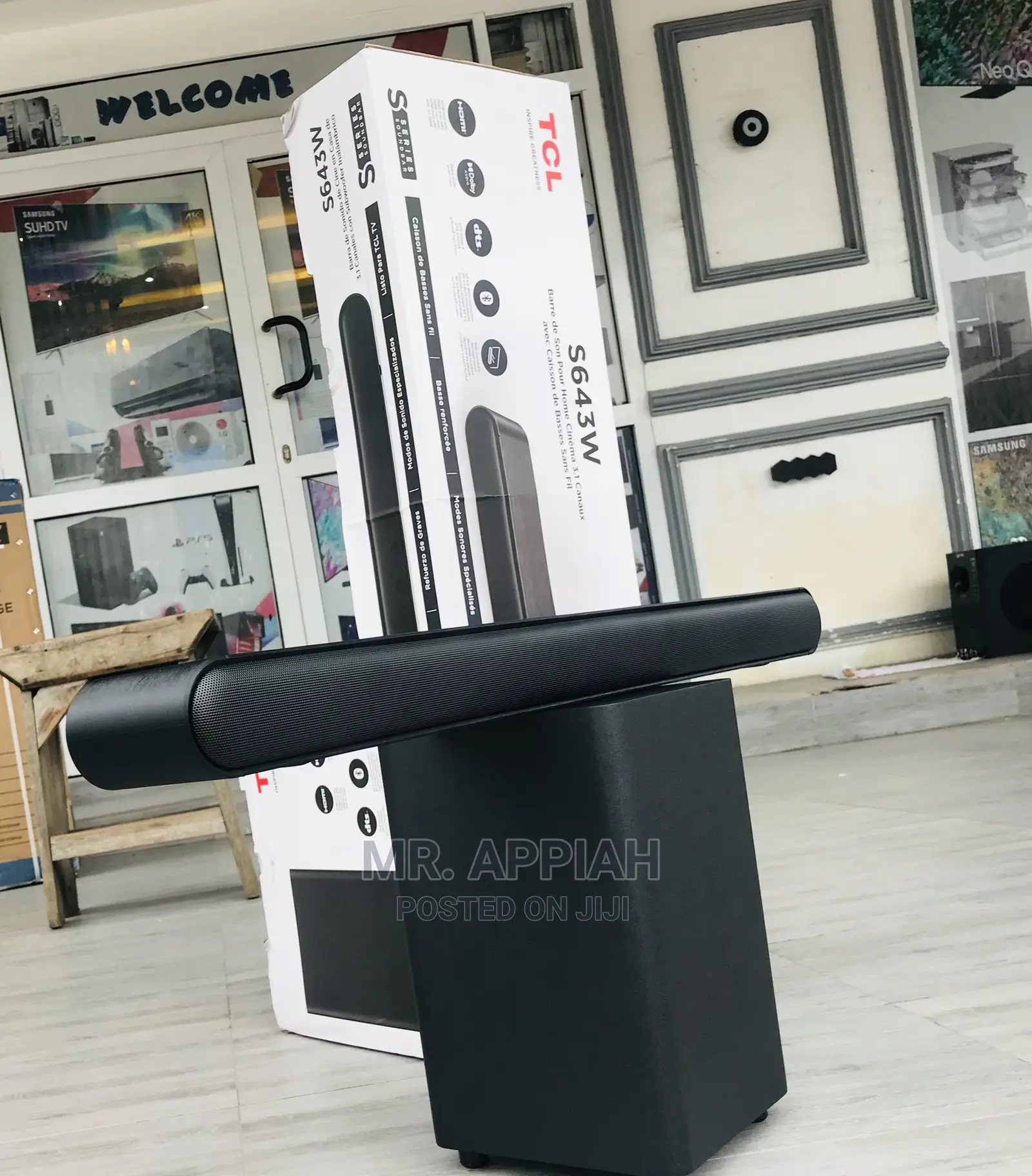 Ultra Slim S643w 3.1ch TCL Soundbar System 