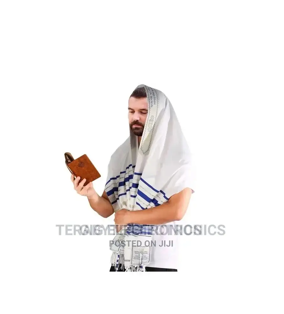 Prayer Shawl Israel - Blue - 130X180CM Large Size / Big Size