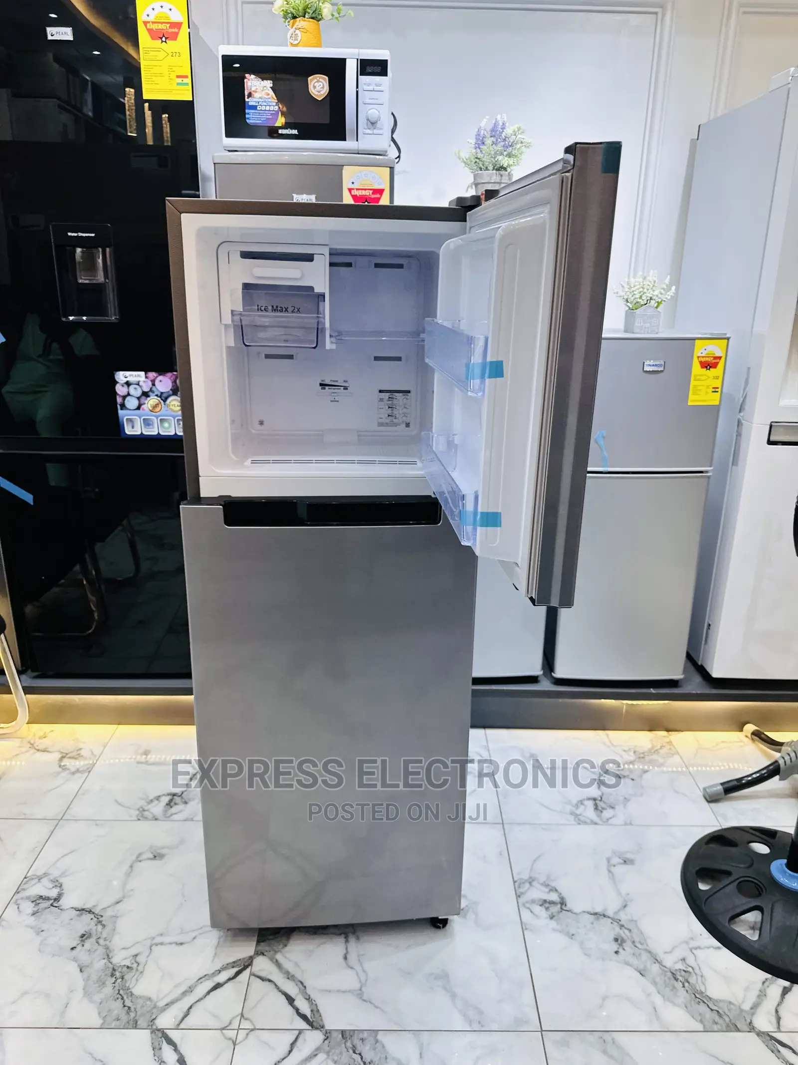Precious Grey Fridge Double Door  Samsung Rt28