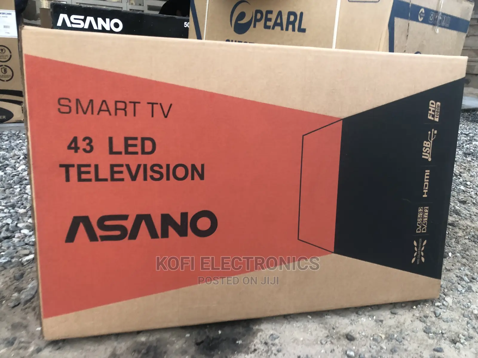 Led Quality Asano 43′′ Smart TV 43ds2 Silver/Black