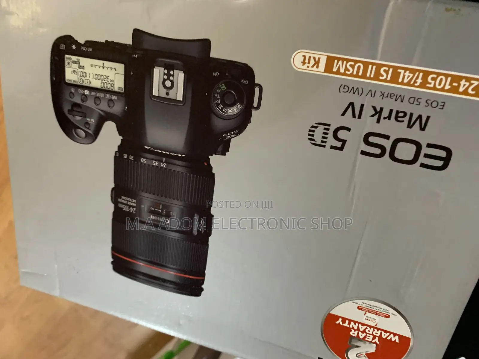 Canon 5D Mark IV Camera With 24-105mm Lens