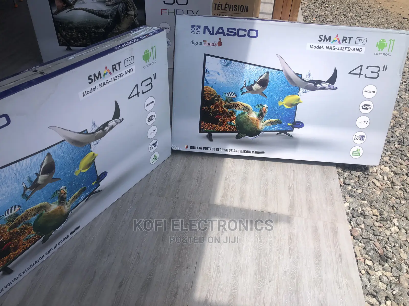 NASCO 43′′ SMART TV(In Built Digital Receiver)