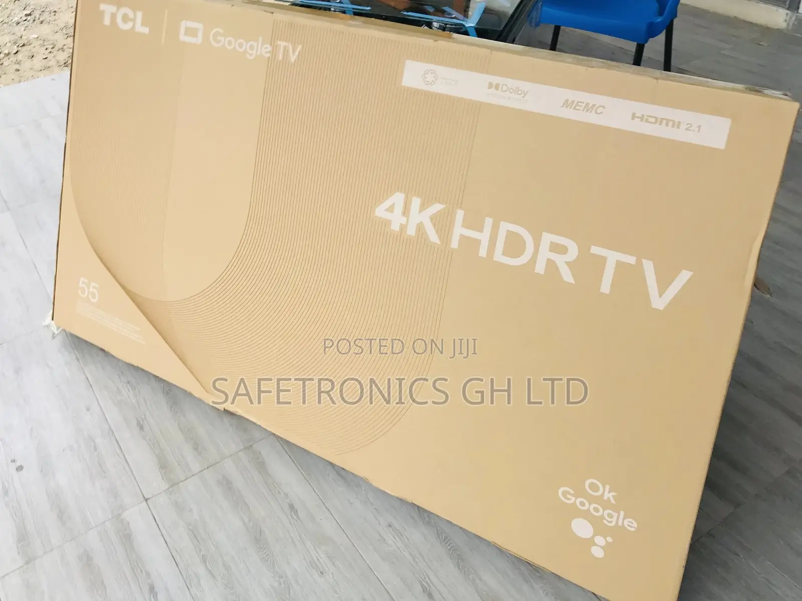 LED Glossy TCL 55 Inches HDR Original Tv
