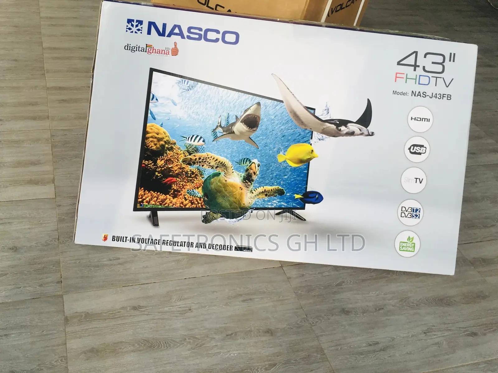 Original New Nasco Glossy 43 Inches LED  Tv