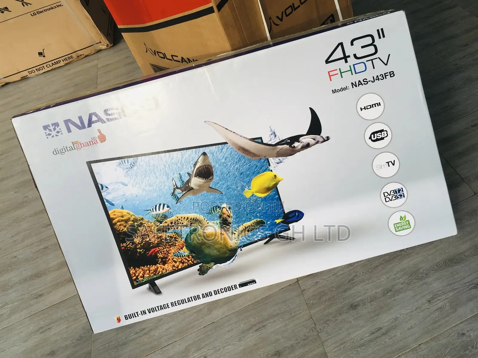 Original New Nasco Glossy 43 Inches LED  Tv