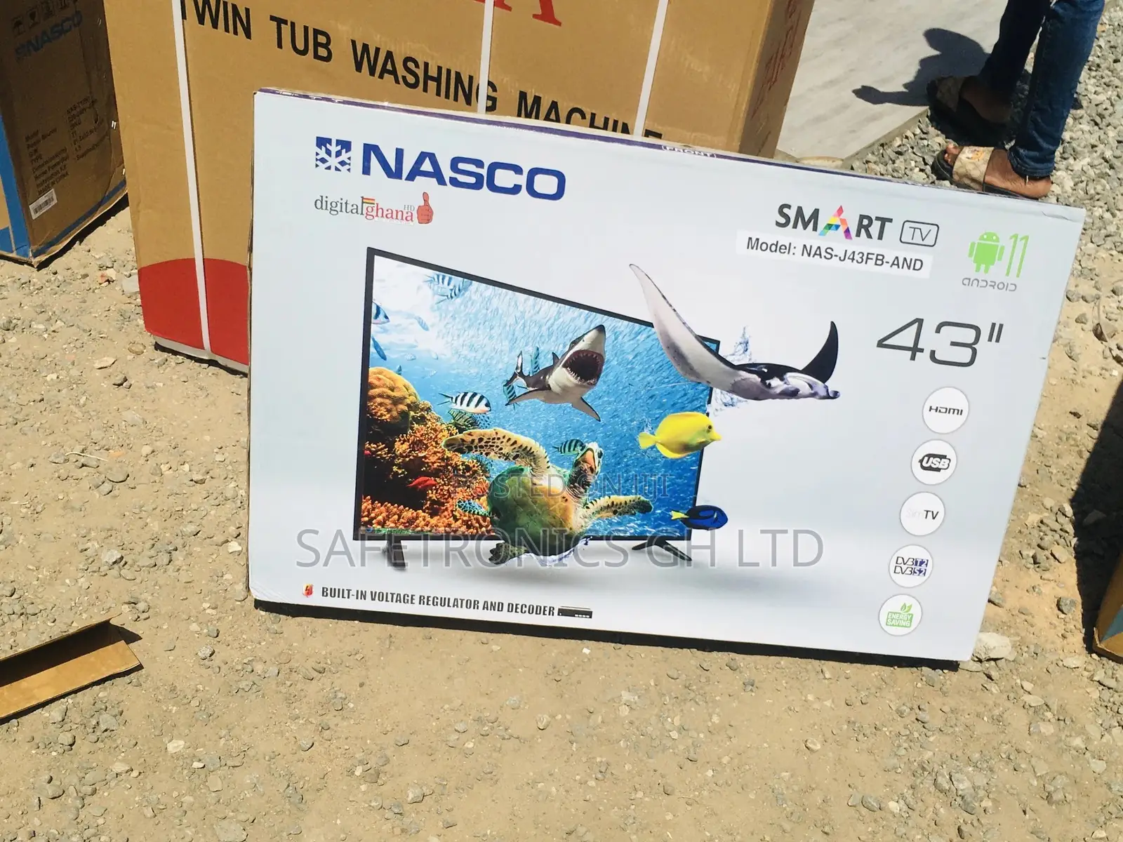 Best Quality Glossy Led  Nasco 43 Inches Tv