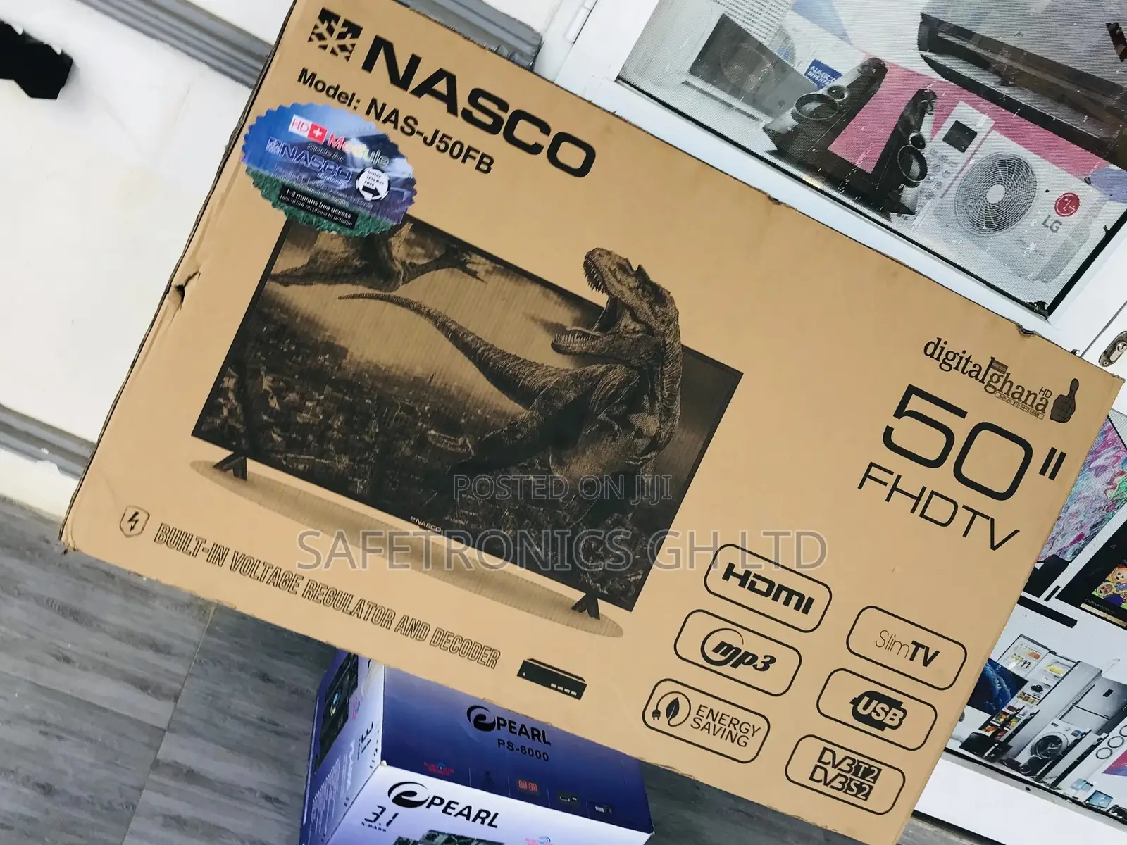 Glossy LED Digital Satellite Nasco 50 Inches Tv