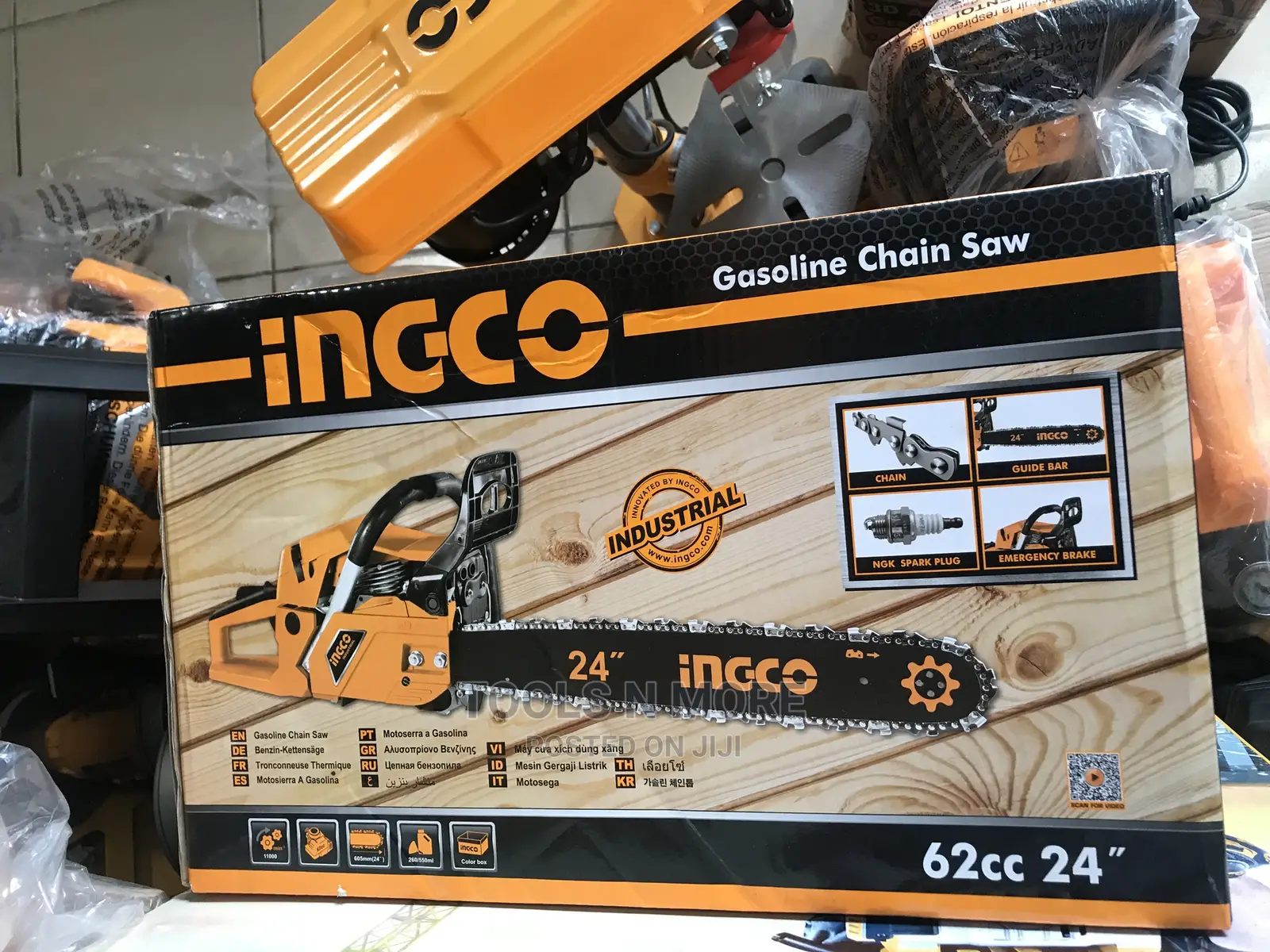 Ingco Gasoline Chainsaw 24”