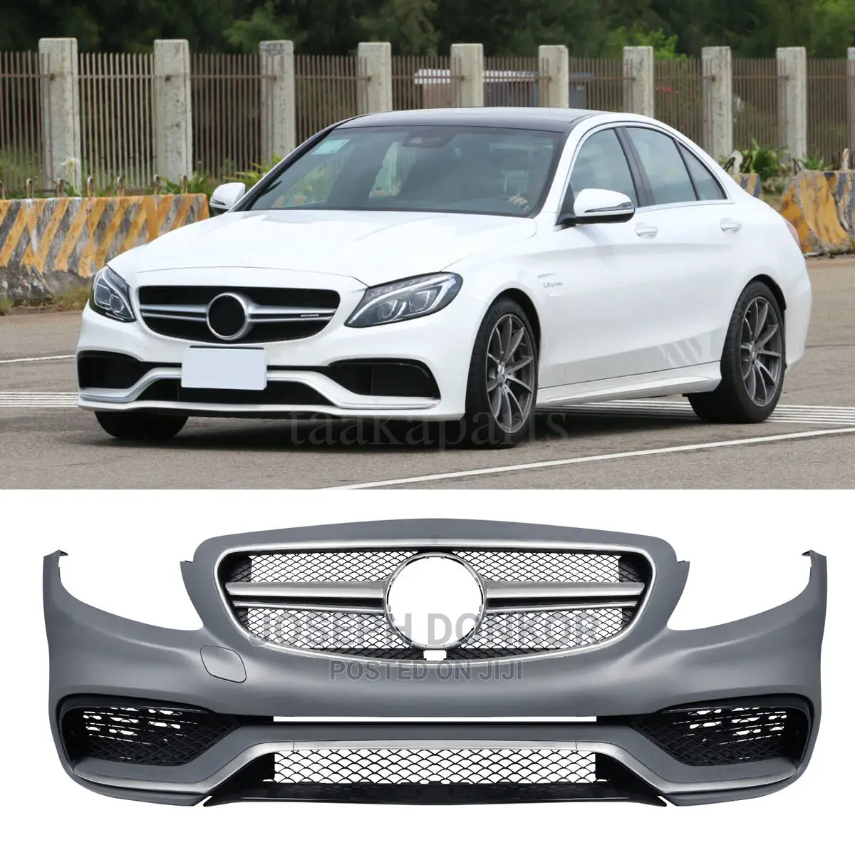 W205 C300 2015,2016,2017,2018,2019,2020 Amg C63 Front Bumper