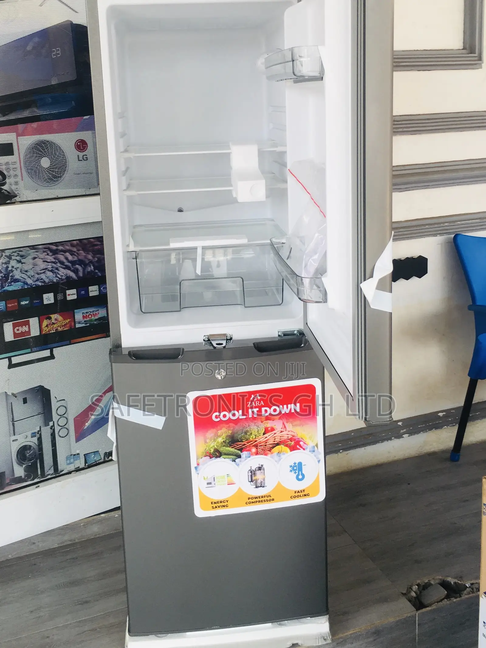 201 Liters Zara240bf Bottomfreezer Doubledoor Fridge