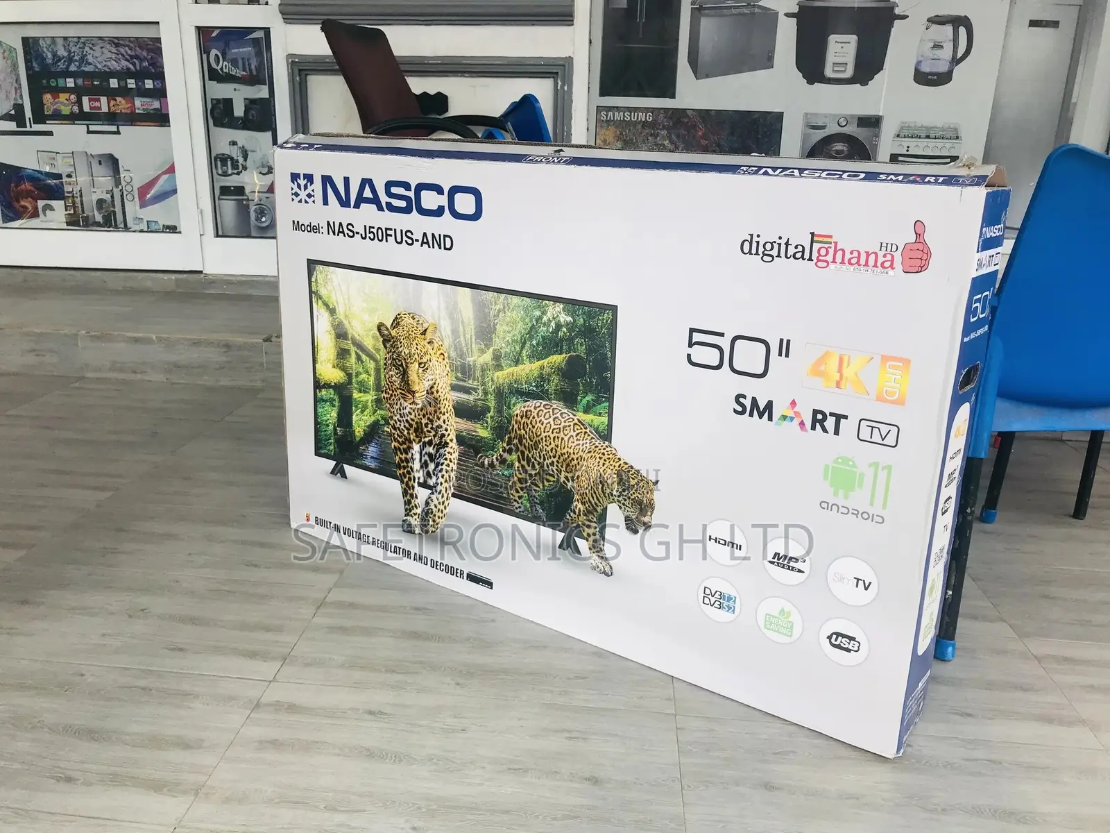 50 Inches Glossy LED Smart Nasco Best Tv