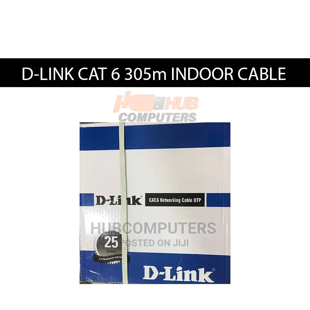 D-Link Cat 6 305m Indoor Cable (Utp)