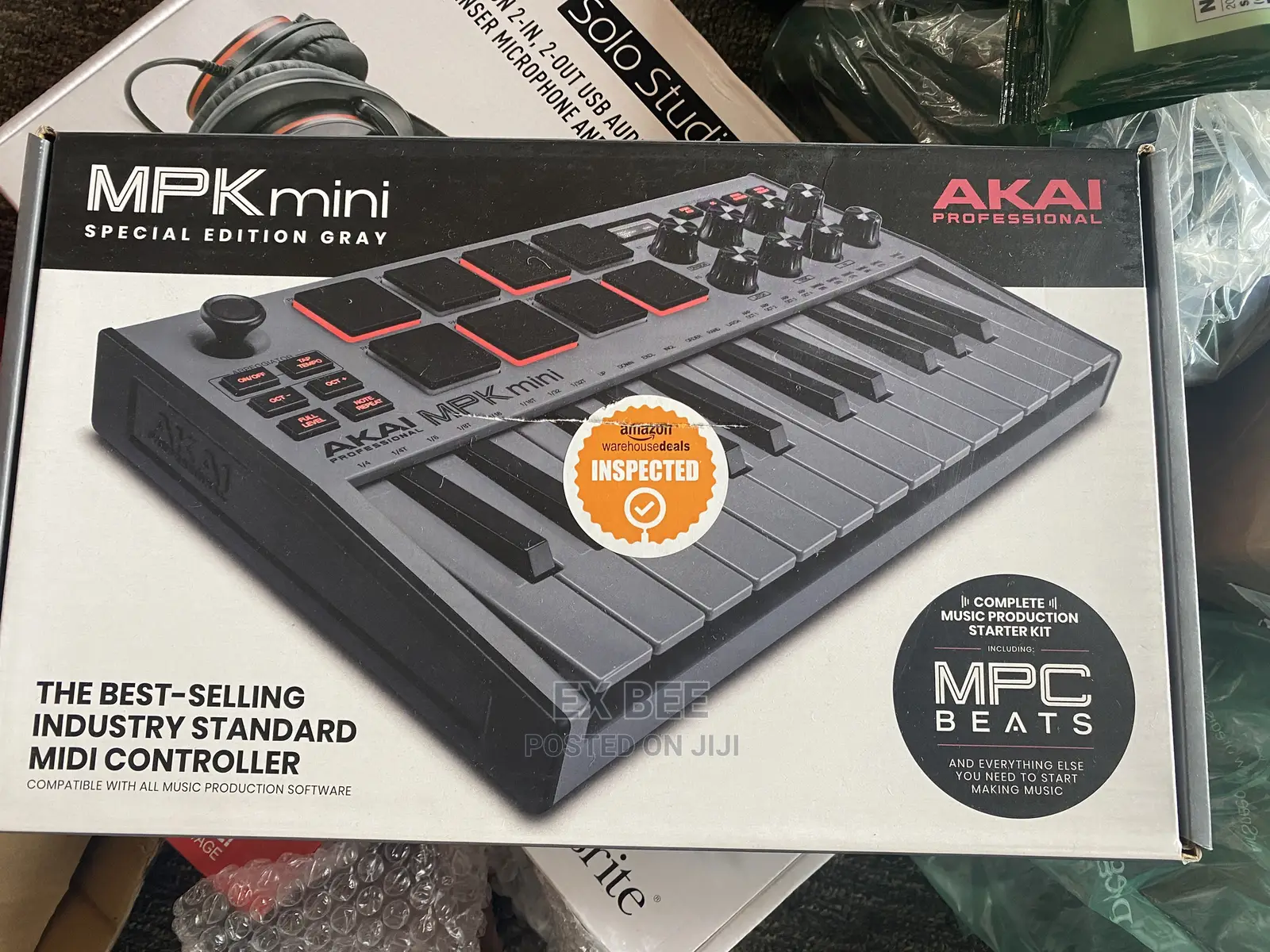 Akai MPK Mini Mk3 Midi Keyboard Grey