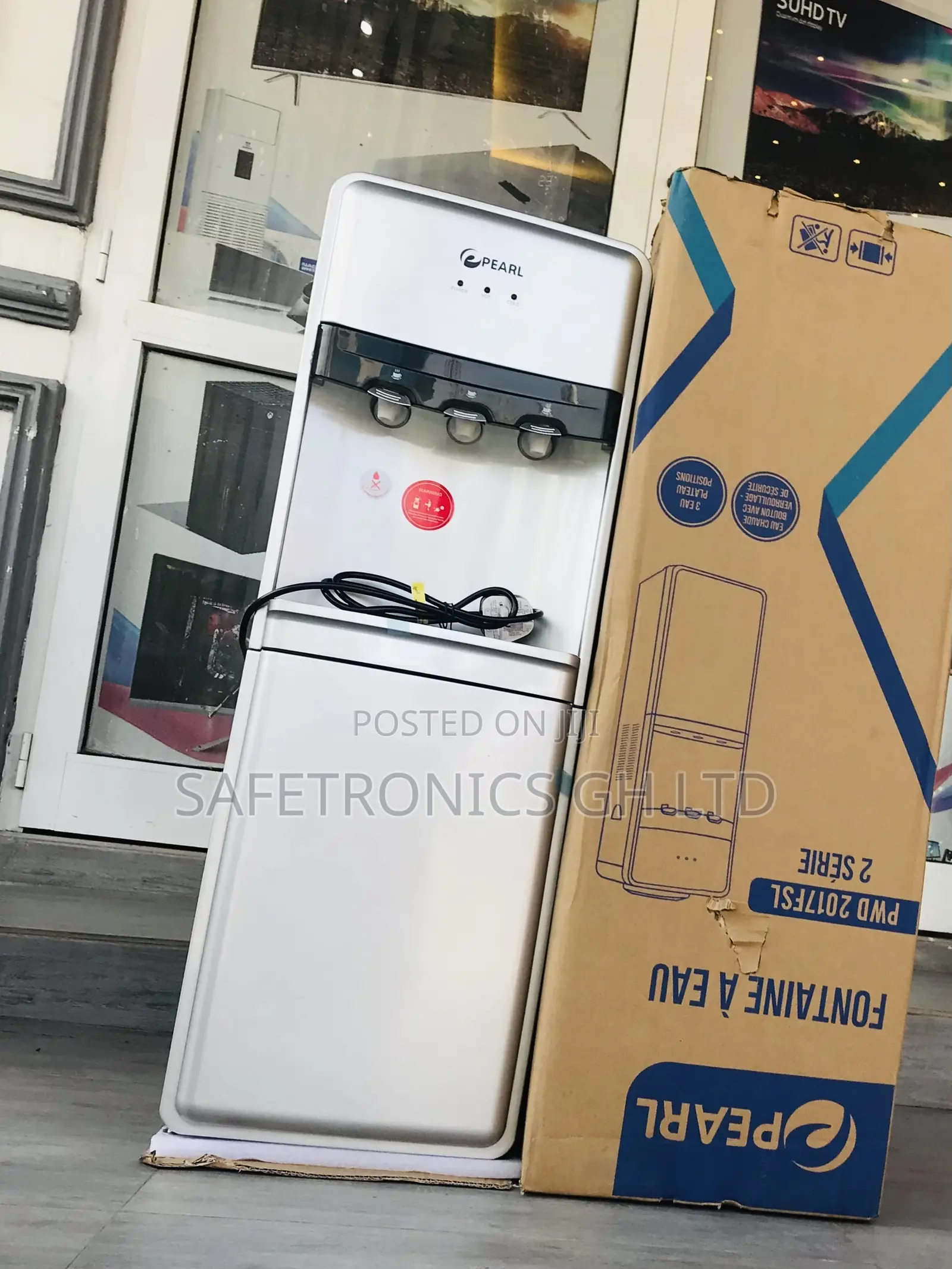 Hot and Cold PWD-2017 Water Dispenser Pearl