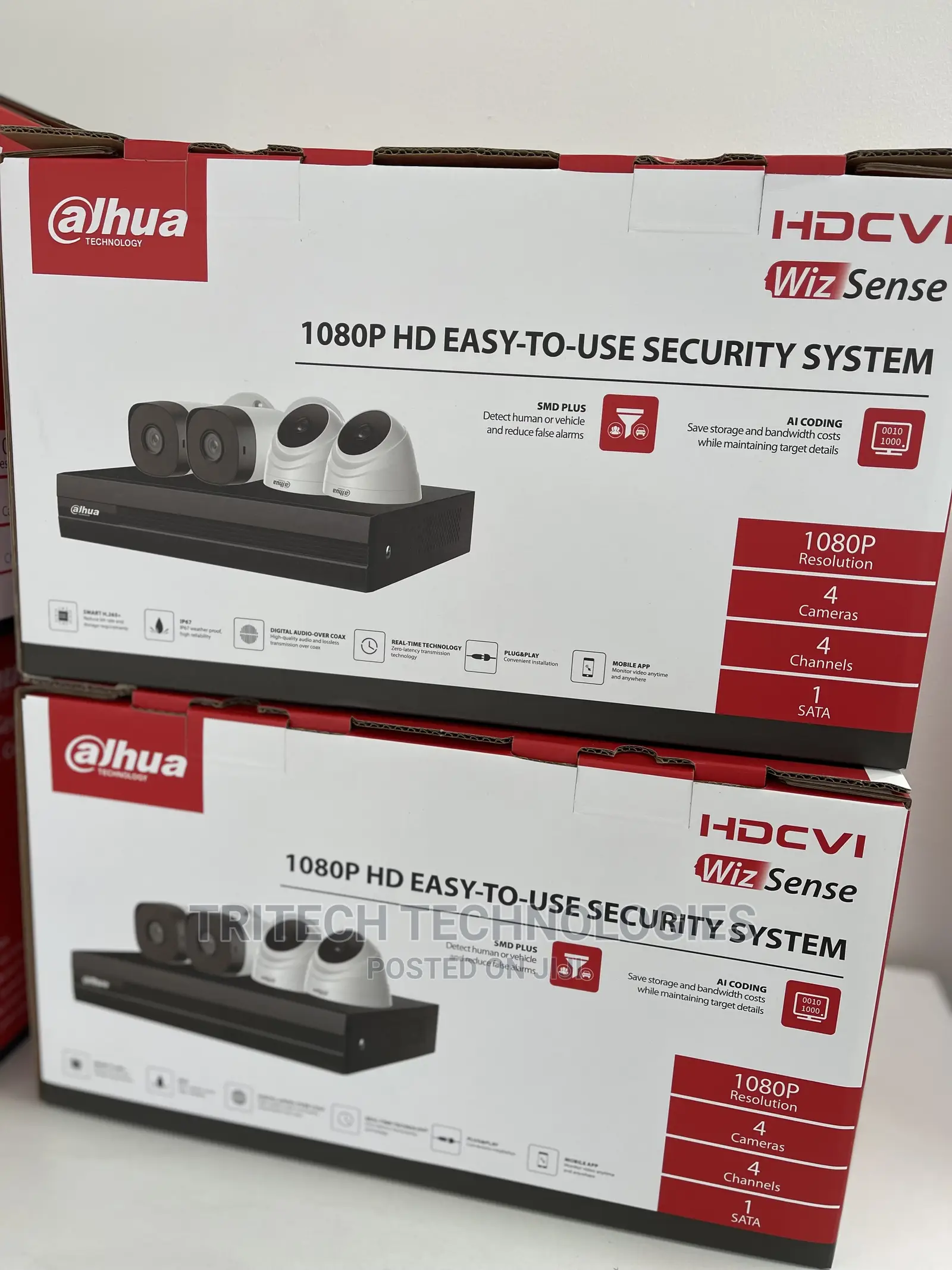 Dahua 4ch KIT 1080P (2mp) With 500gb HDD