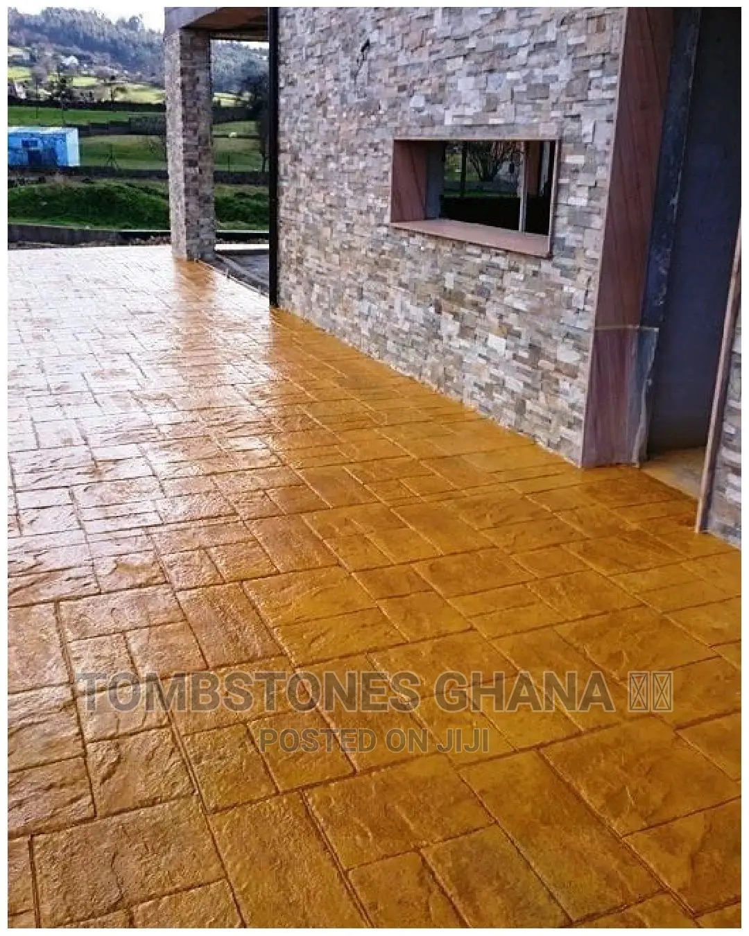 Concrete Stamps Floor Construction