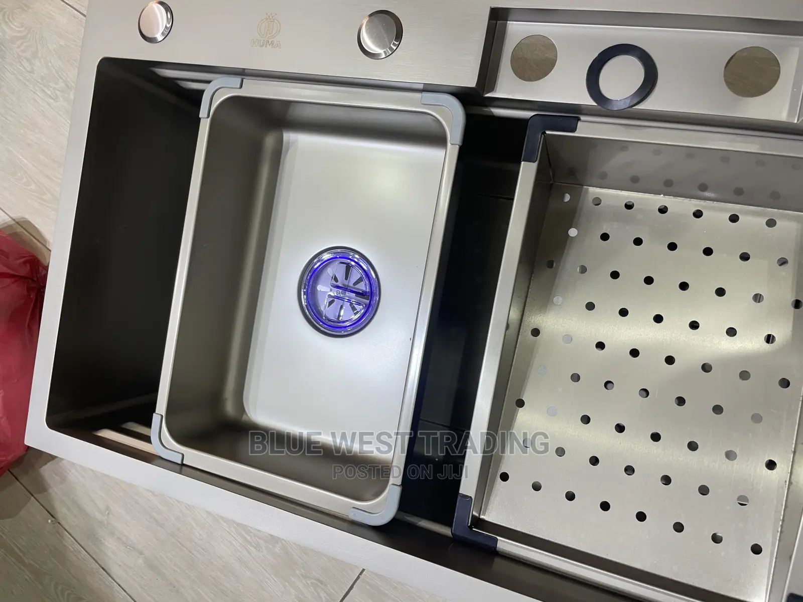 Luxury Cabinet Sink - Waterfall Sink - Grey Kitchen Sink