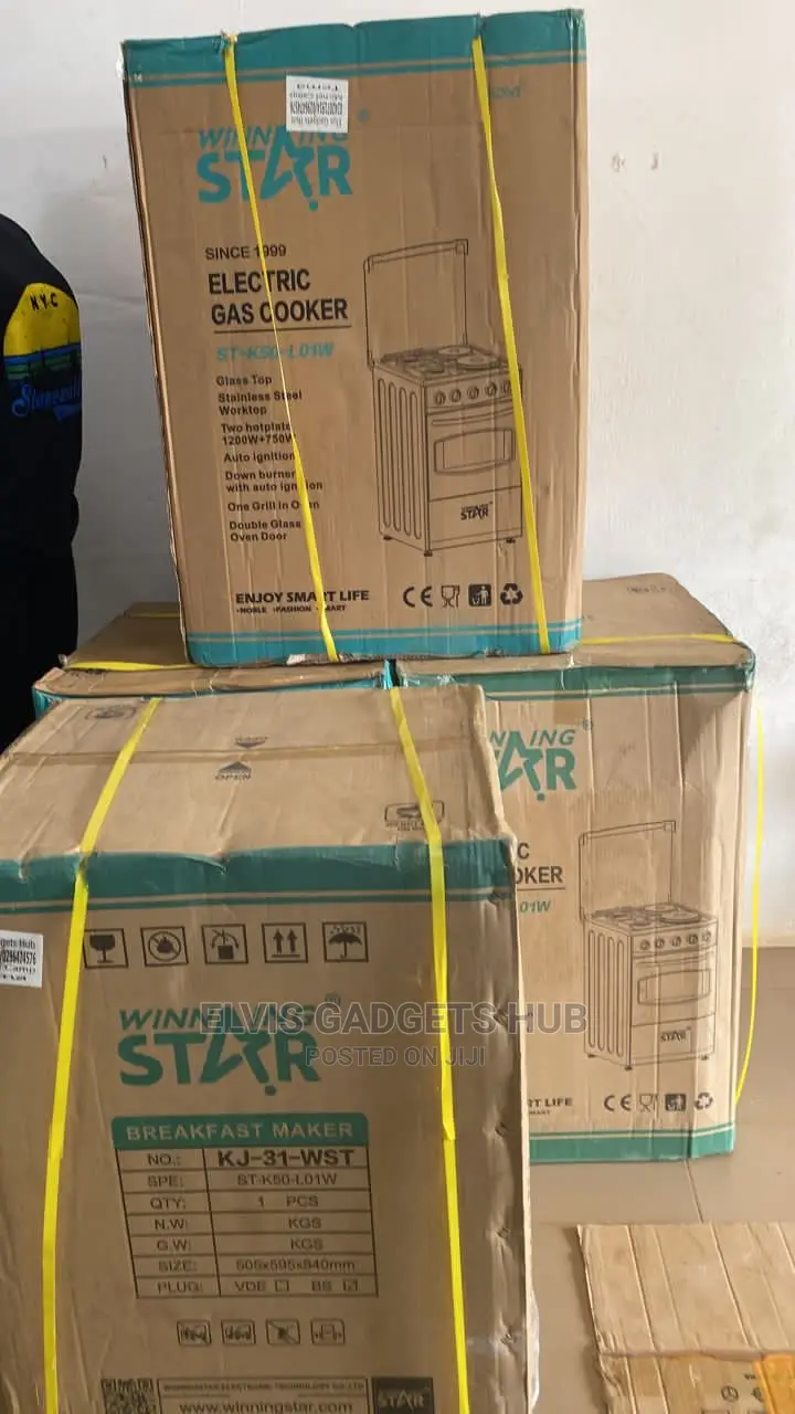 Winning Star 2 Electric 2 Gas Cooker