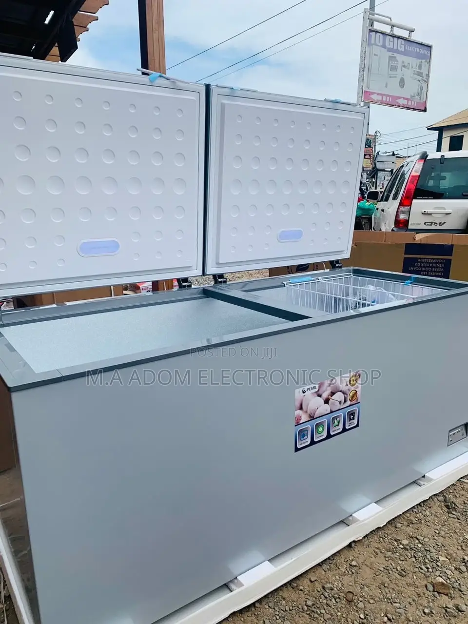 Pick Elegant Pearl 708ltrs Double Door Chest Freezer PCF-850