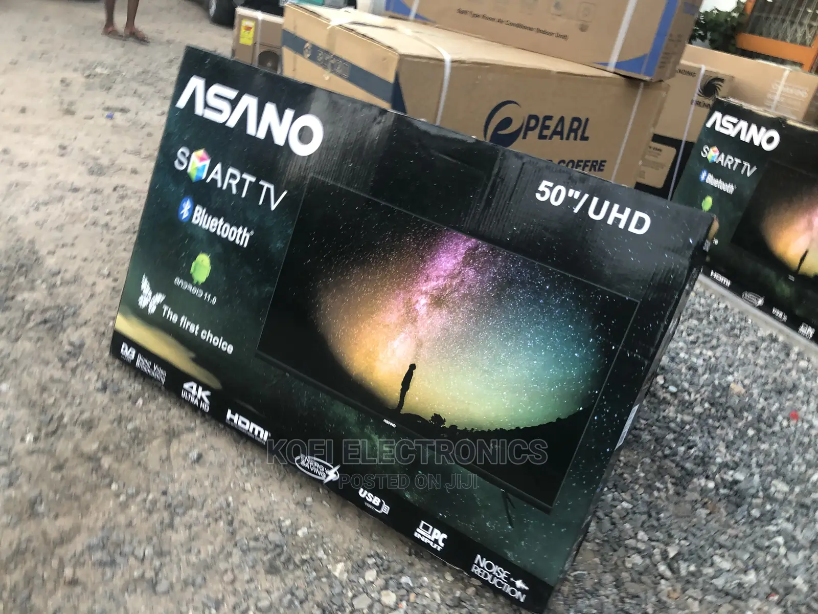 Asano 50′′Ultra HD Smart LED TV–Black[50UT4](Usb Support)