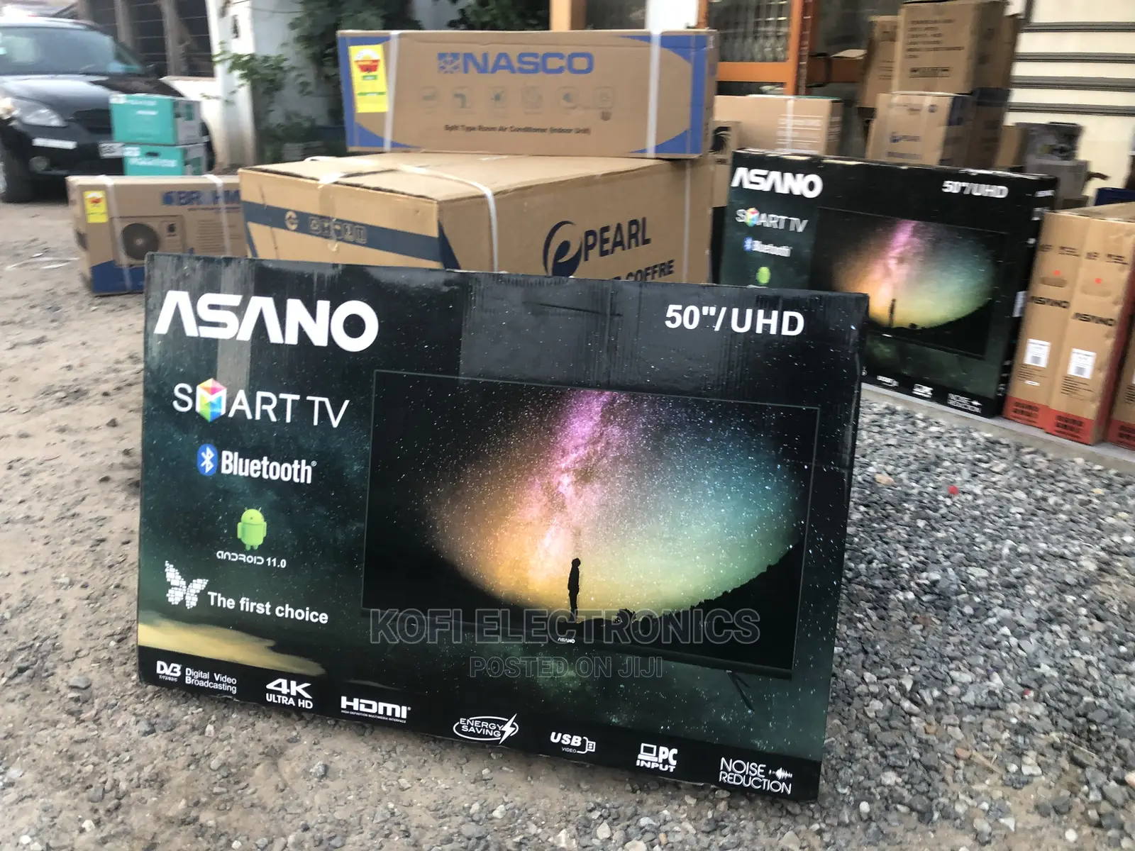 Asano 50′′Ultra HD Smart LED TV–Black[50UT4](Usb Support)