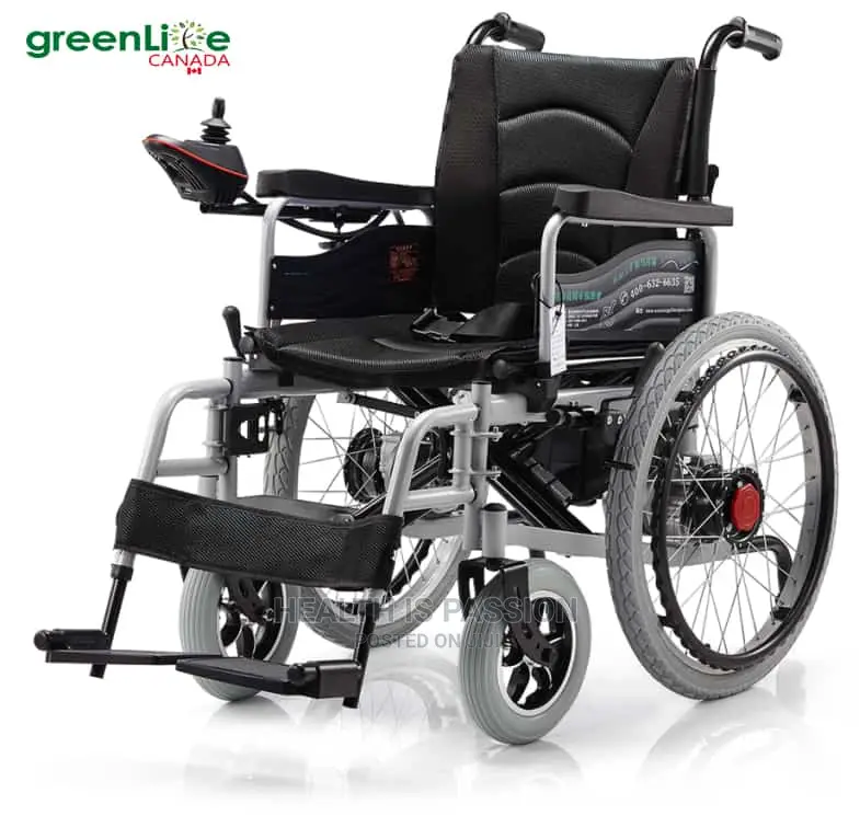 Electric Wheelchair With Remote Control Short Back