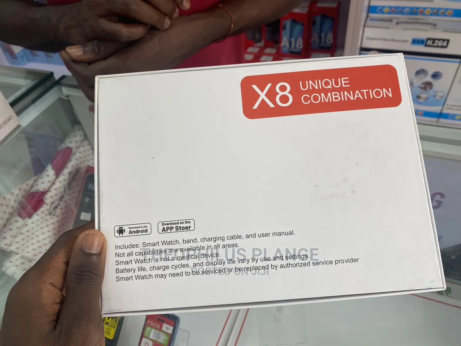 X8 Unique Smart Watch,Wireless Charger Power Bank Set