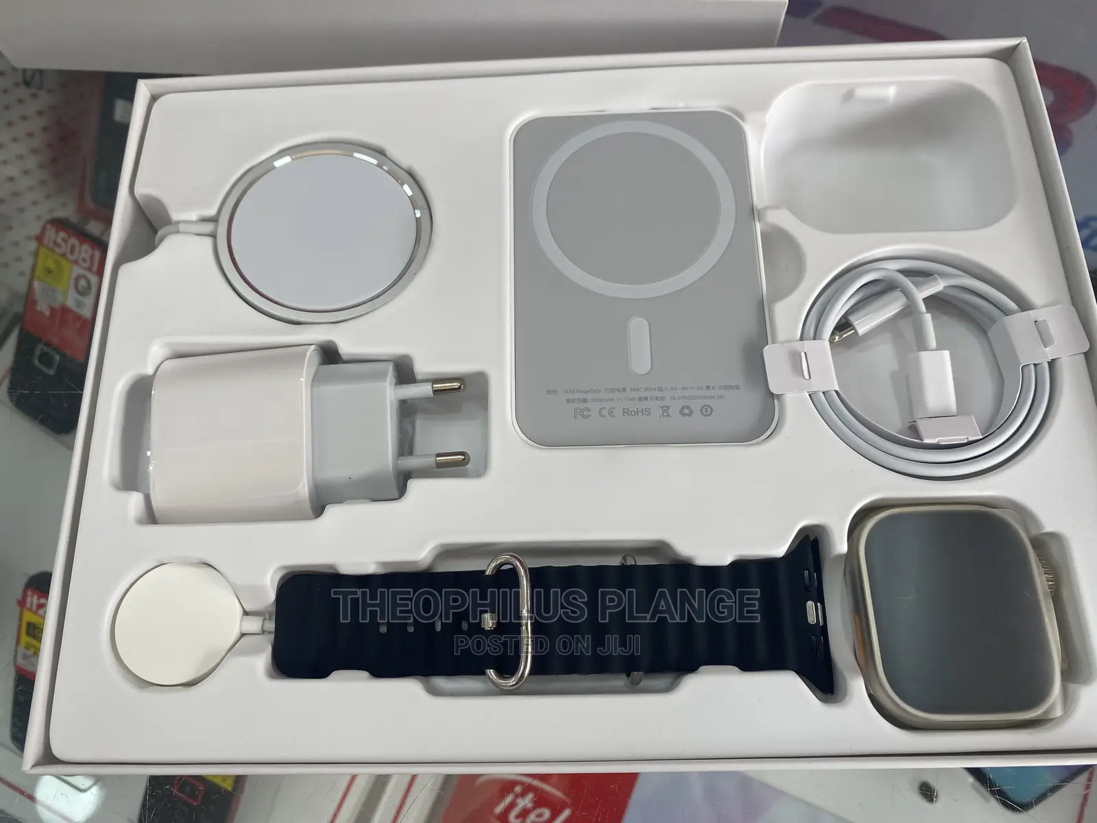 X8 Unique Smart Watch,Wireless Charger Power Bank Set