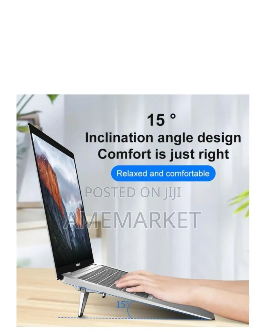 Portable Metal Foldable Adjustable Metal Laptop Stand