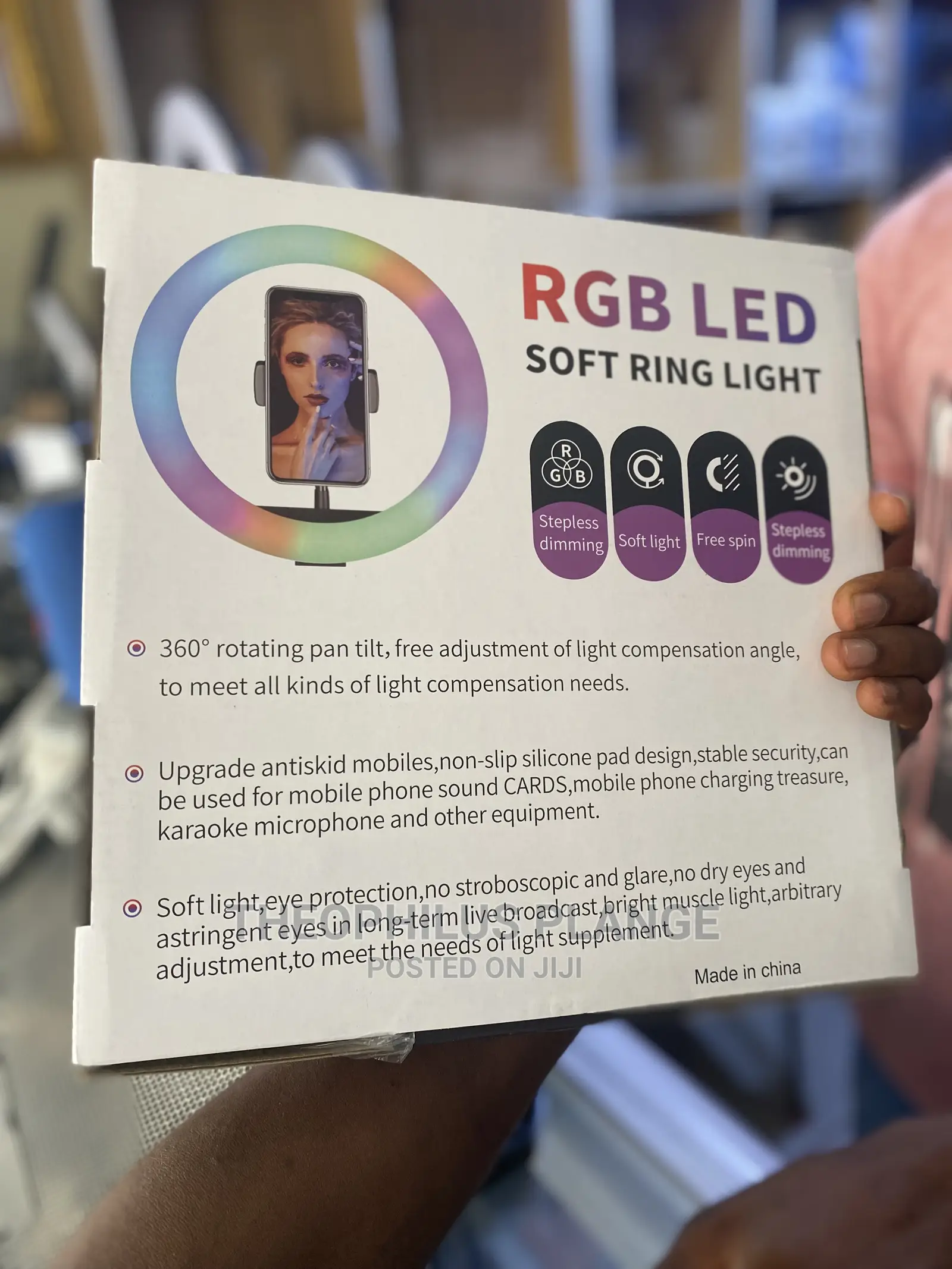 10 Inches RGB Ring Light for Photos and Videos
