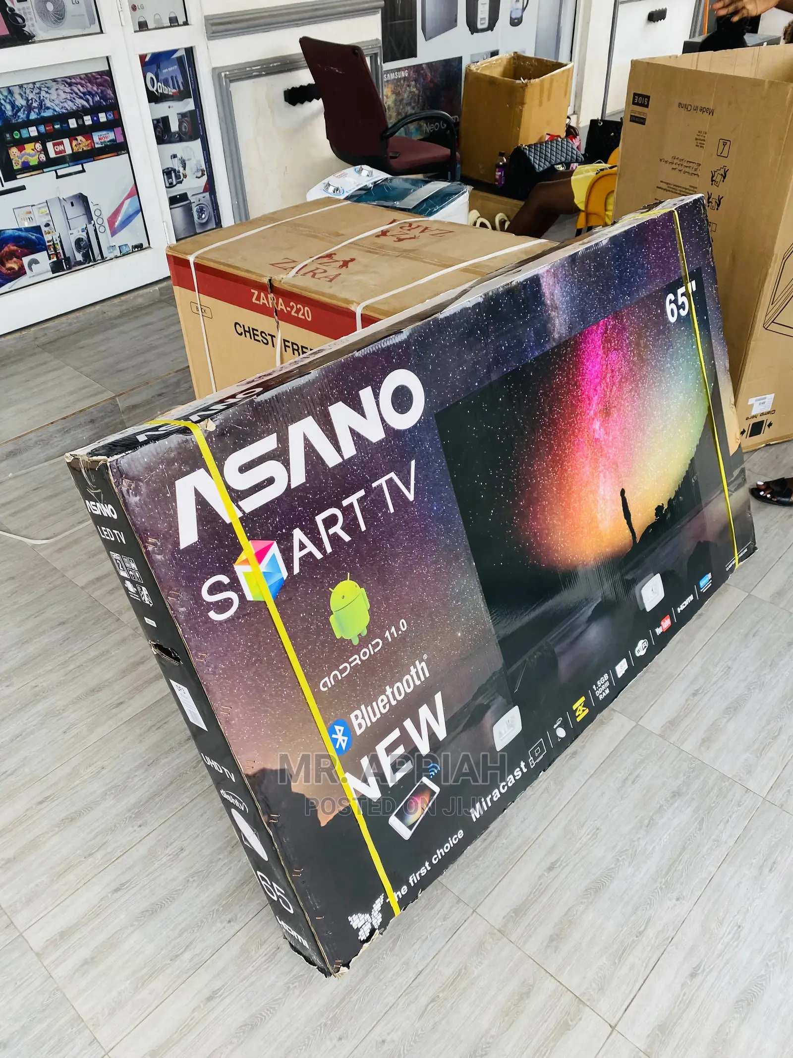 Purchase Original Asano 65 InchUHD Miracast Smart Tv(Black)