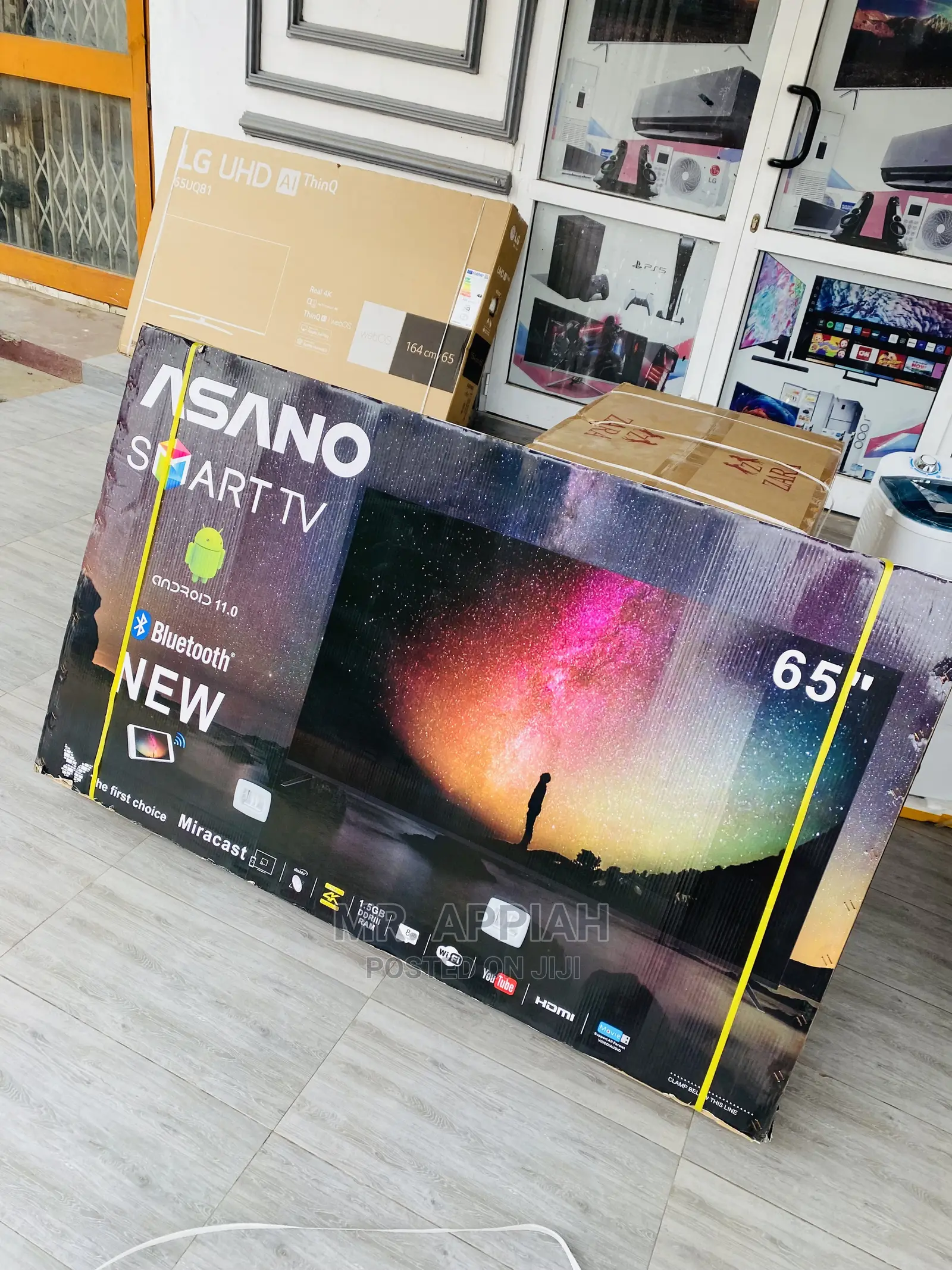 Durable Asano 65inch Uhd Smart TV(Black) 