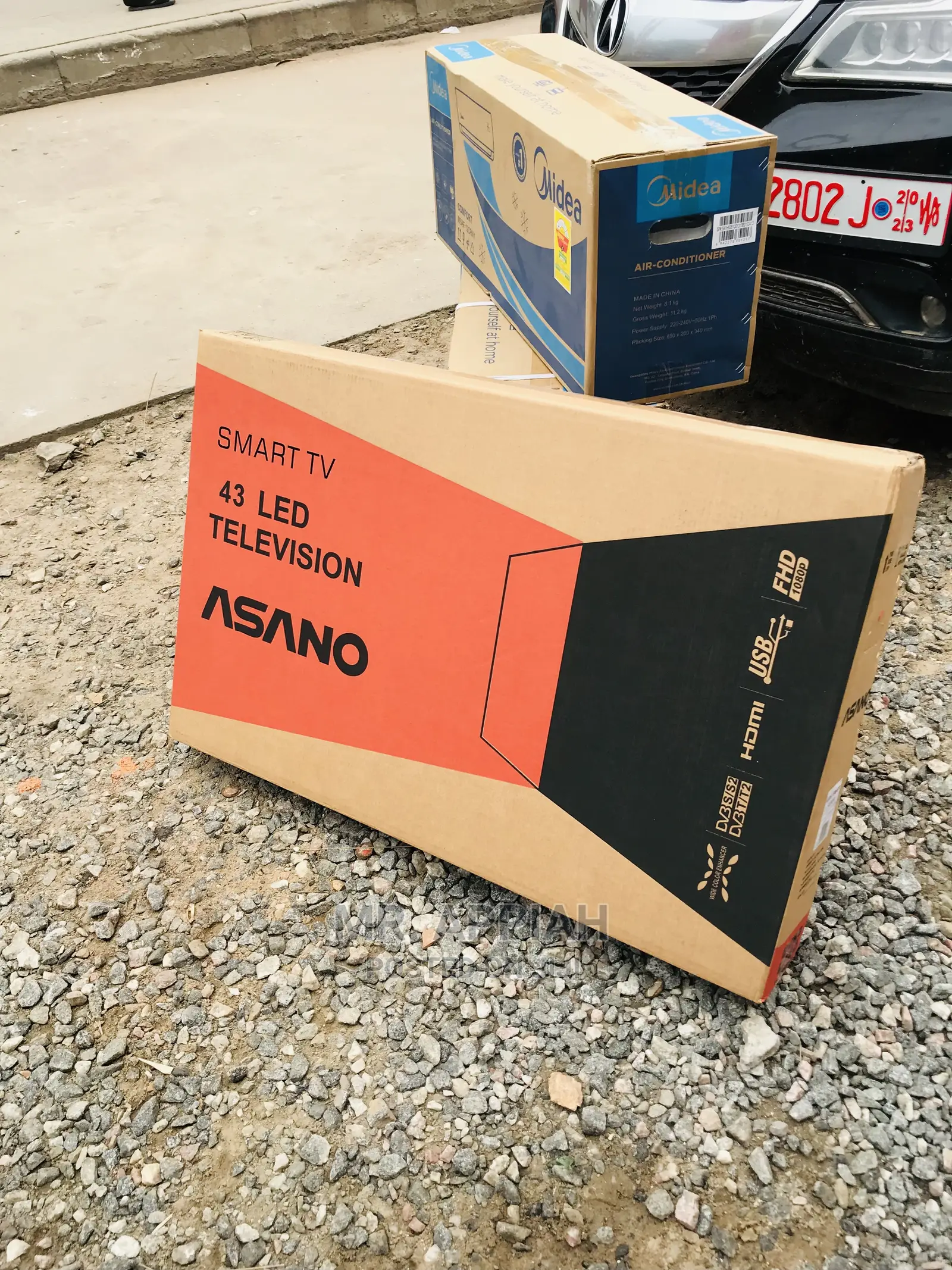 Brand New Asano(Black)43inch Digital Satelite Smart Tv.