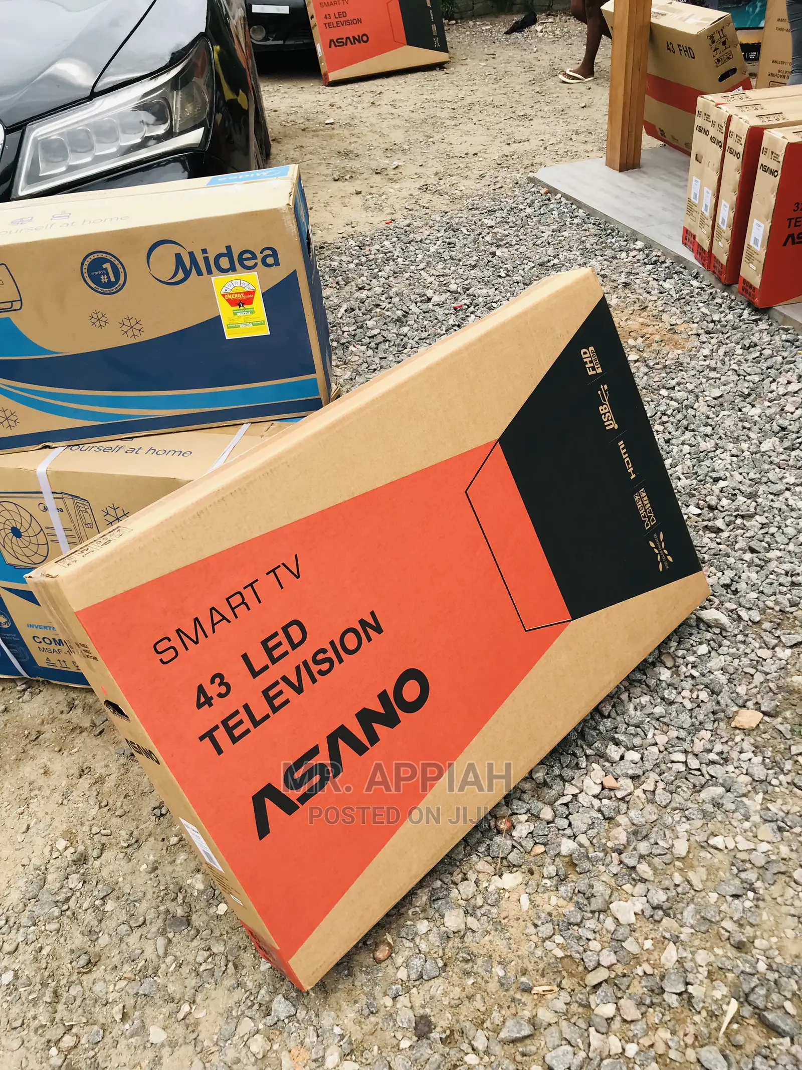 High Quality Asano Basic Black 43inch Smart Digital Tv