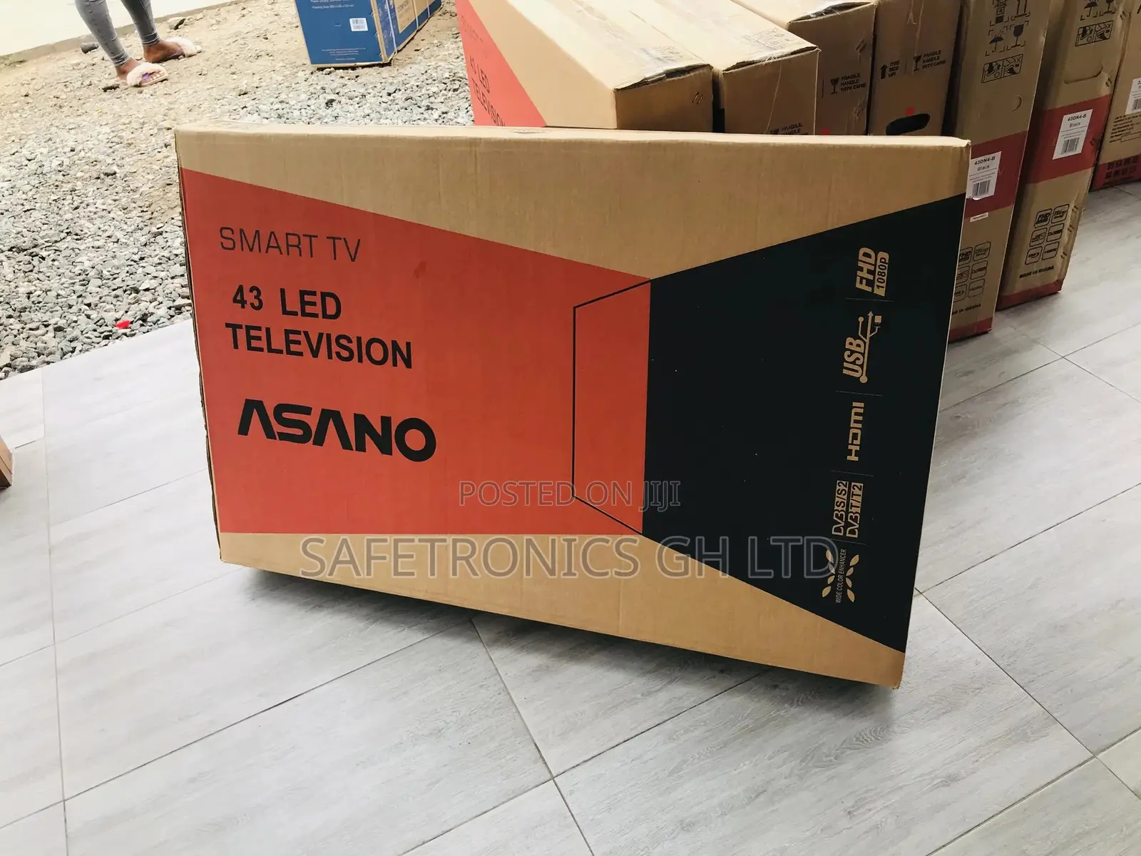 Great Offer Asano 43 Inches Glossy UHD Smart LED Tv