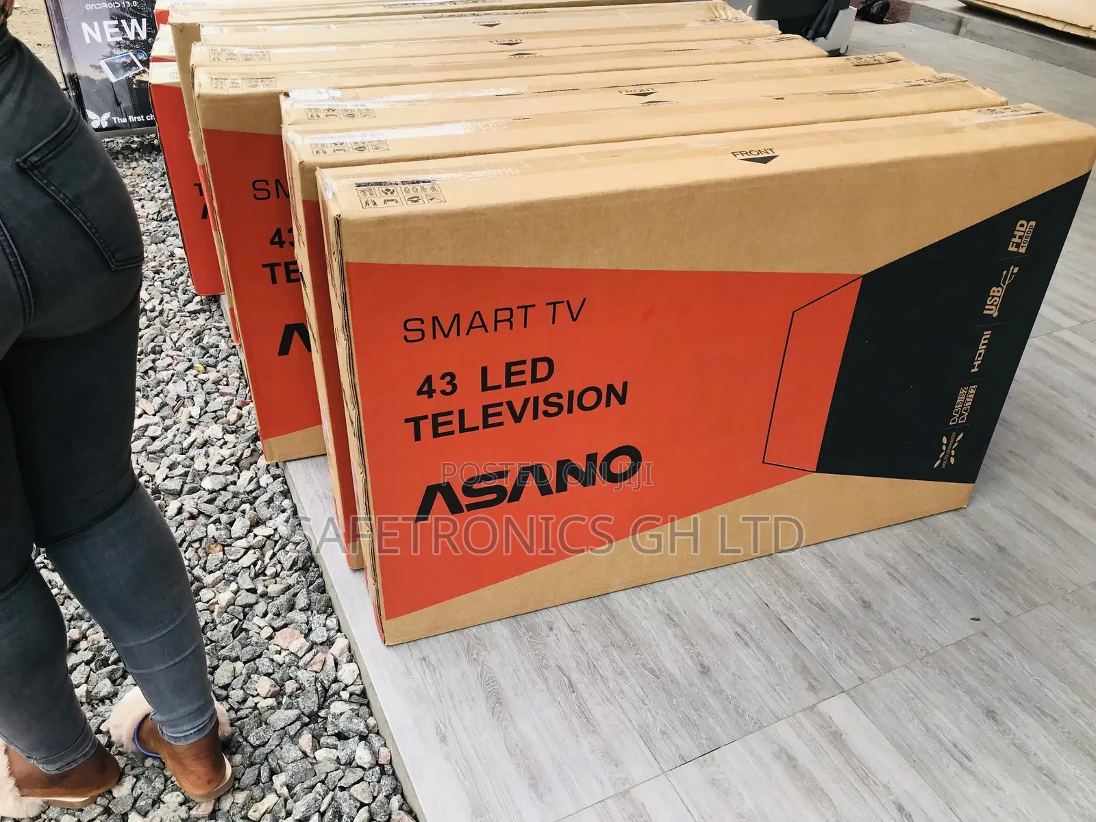 Best Sales on UHD 43 Inches LED Asano Smart Glossy Tv