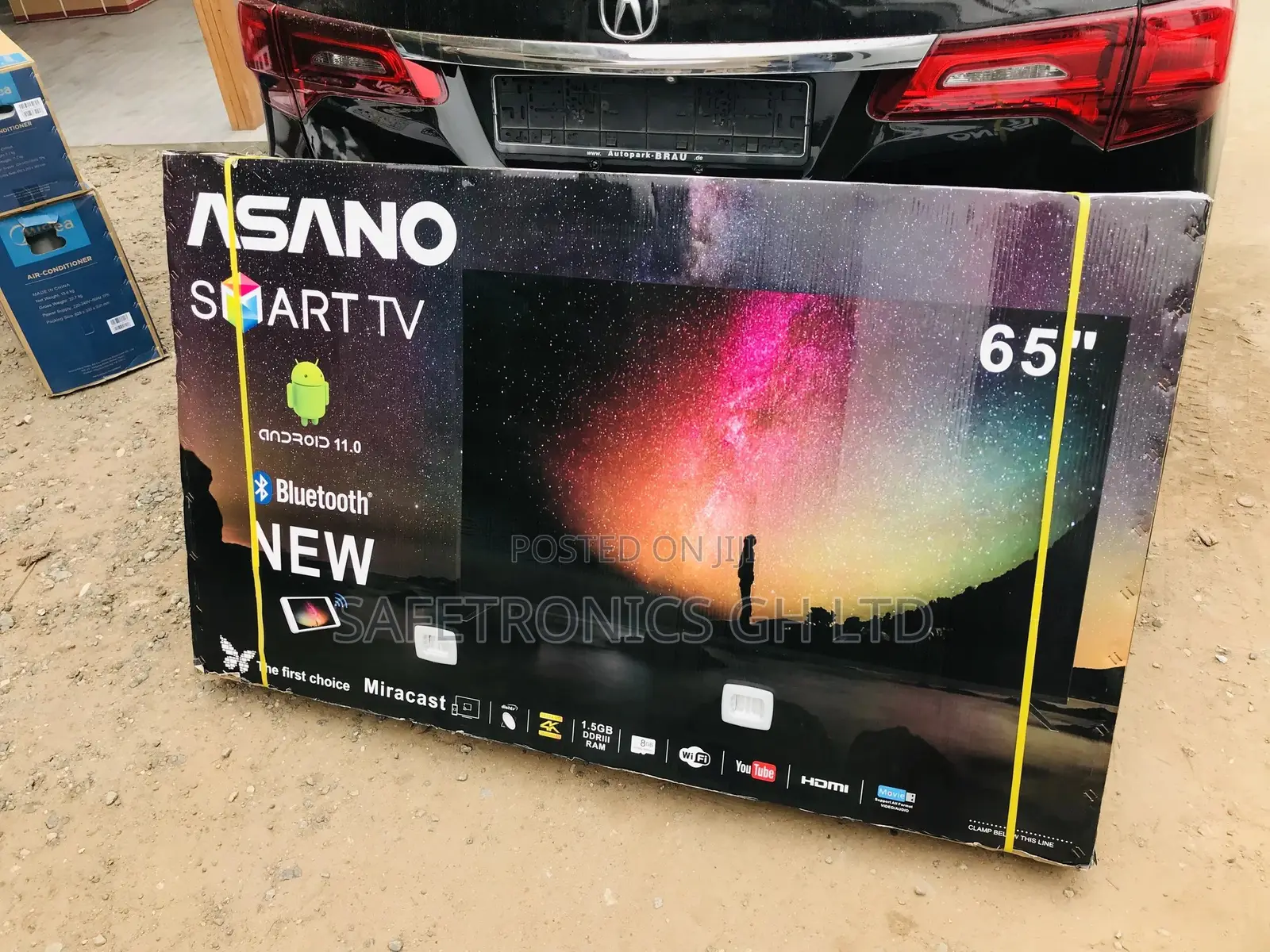 Glossy 65 Inches Smart LED UHD  Asano Tv