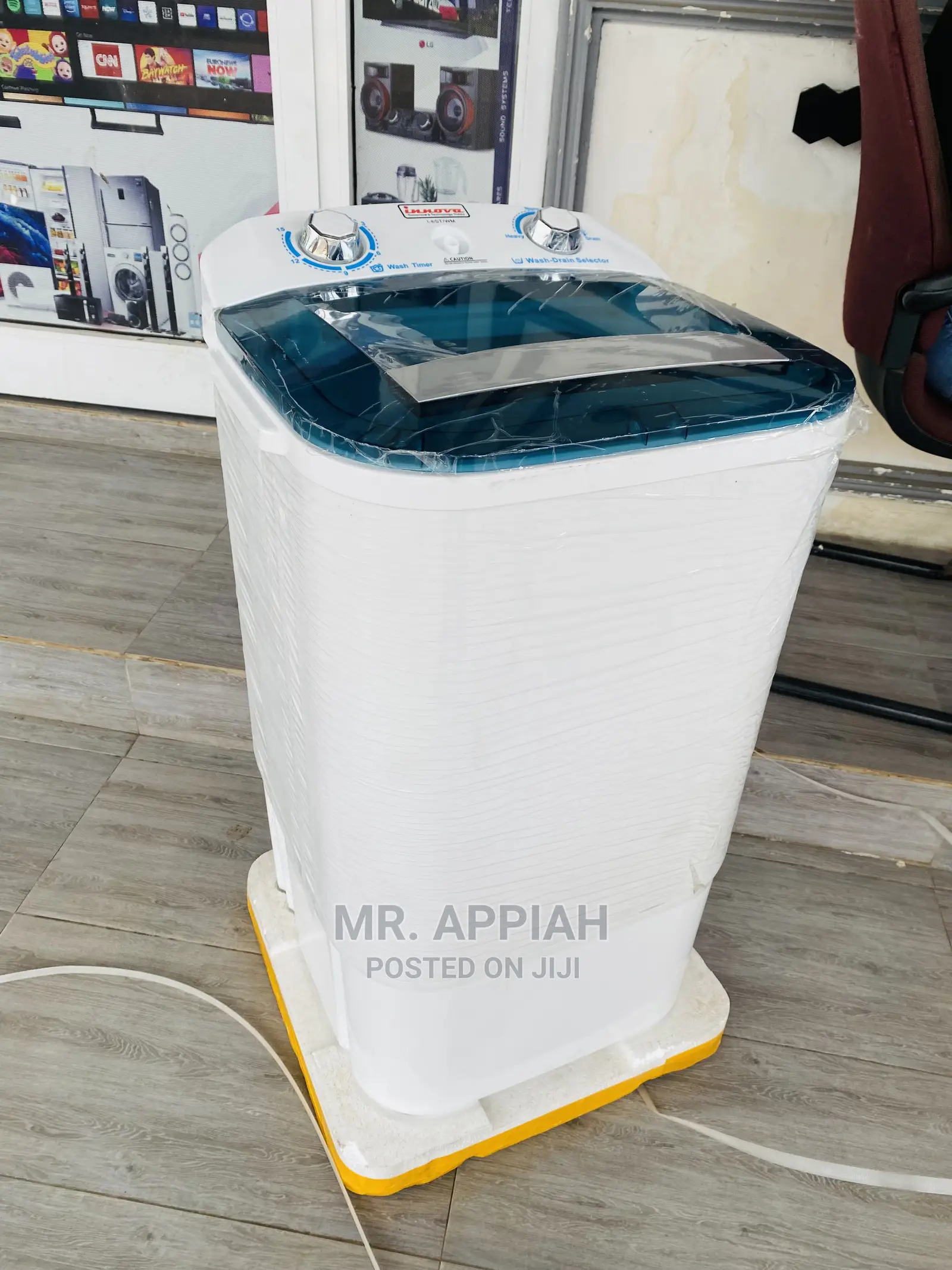 Reliable 6kg Innova Washing Machine Available(White) 