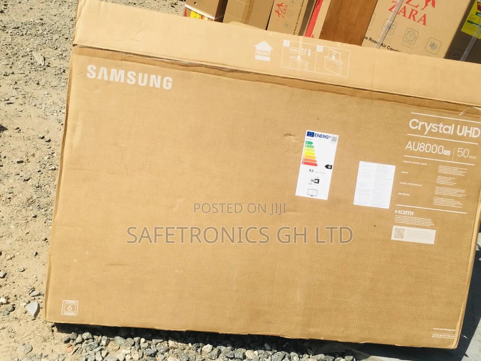 50 Inches Samsung Glossy LED Crystal UHD AU80 Tv
