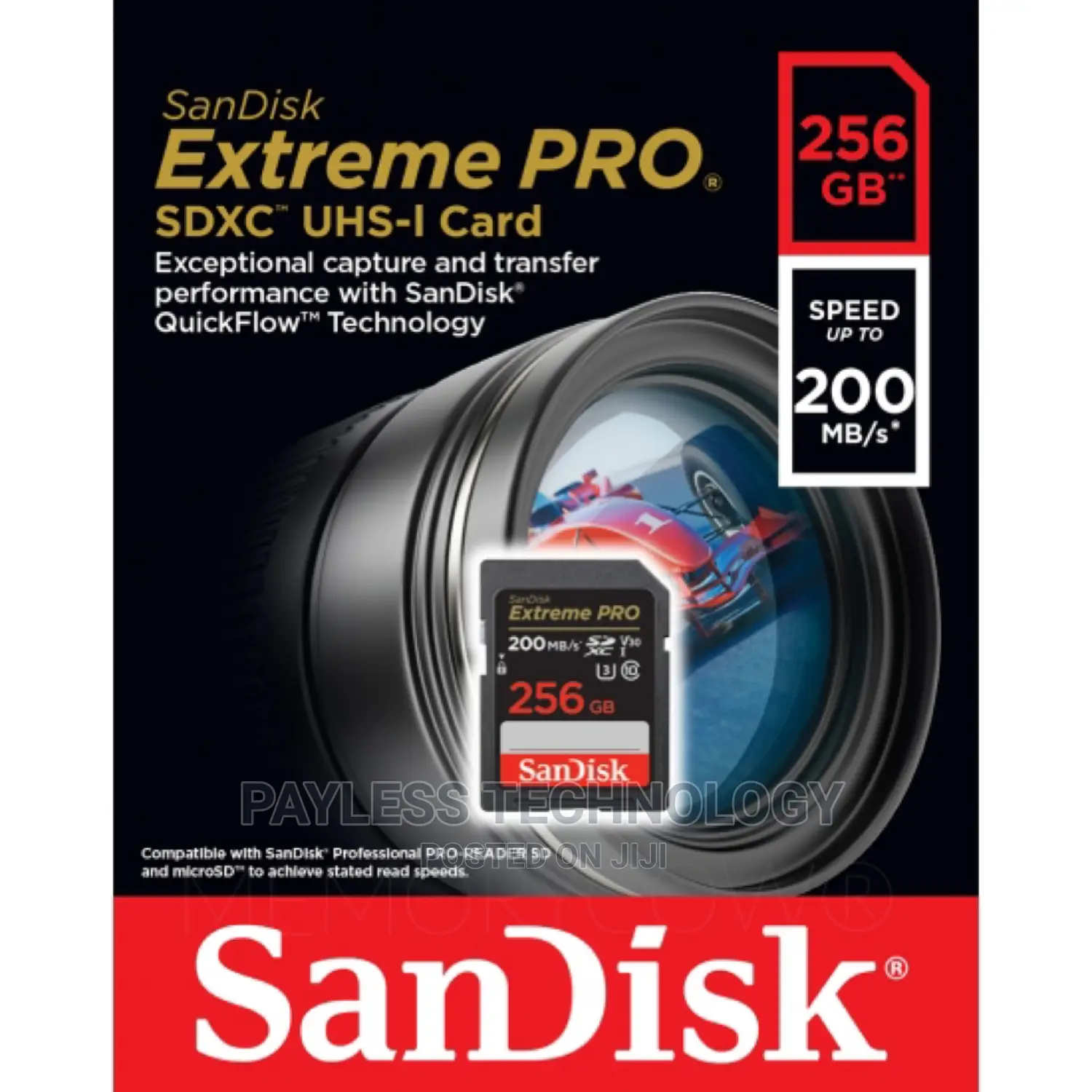 Sandisk 256gb Extreme Pro Sd Cards