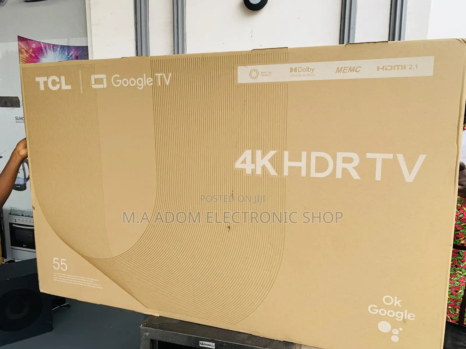 Brand New TCL 55” UHD Smart Led Tv