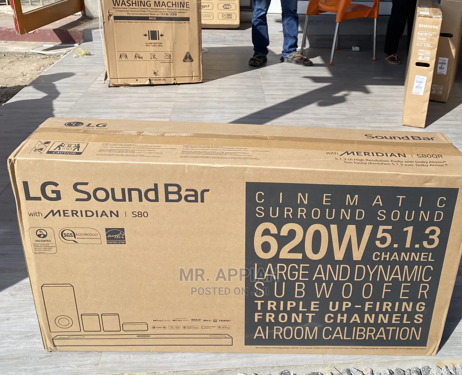 Sealed in Box  LG S80QR Audio Sound Bar(Black) 