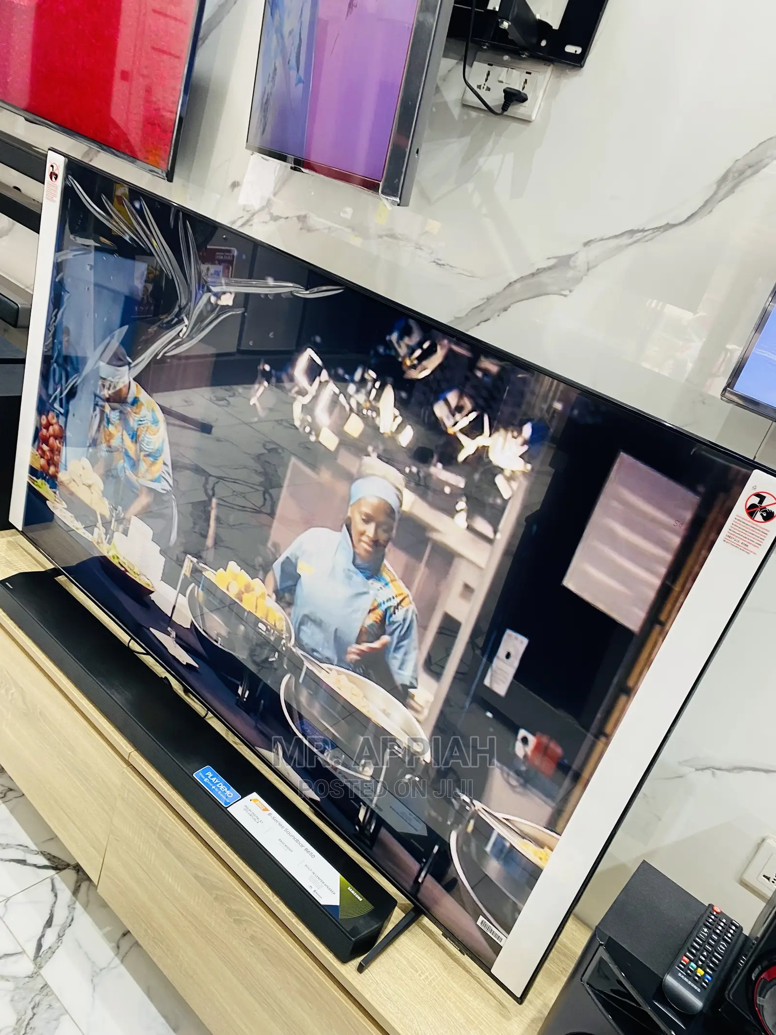 Durable Samsung 55AU7092 55inch Crystal Uhd Smart LED Tv