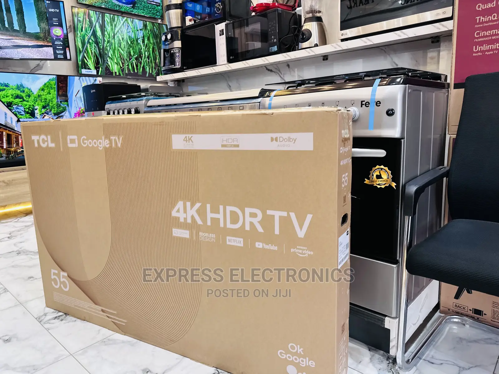 Best Buy for Less TCL UHD Smart Android 55”P735