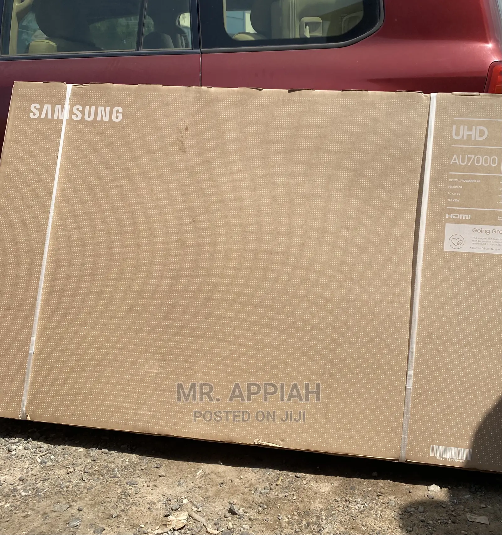 Elegant Black Samsung(75CU7172)75 Inch Crystal Uhd Smart Tv