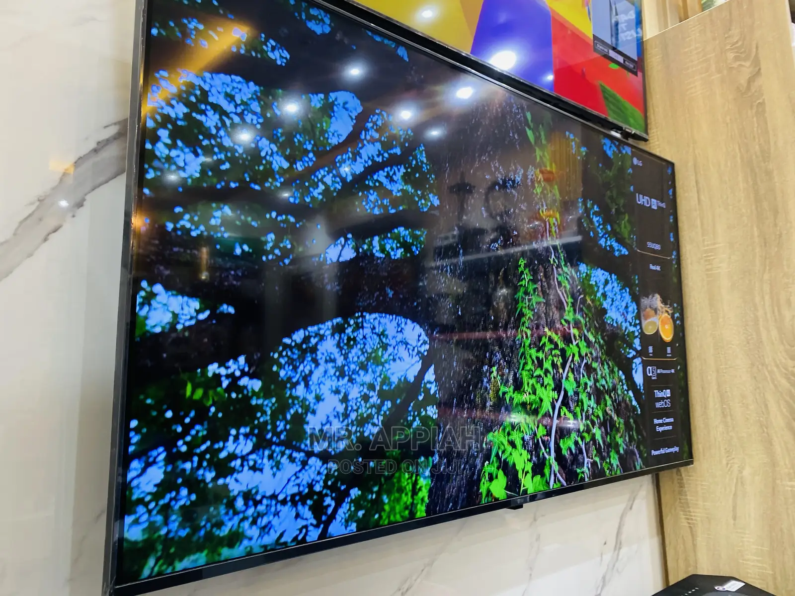 (50UP7800)Elegant LG 50 Inch Uhd Smart LED Tv,Black.