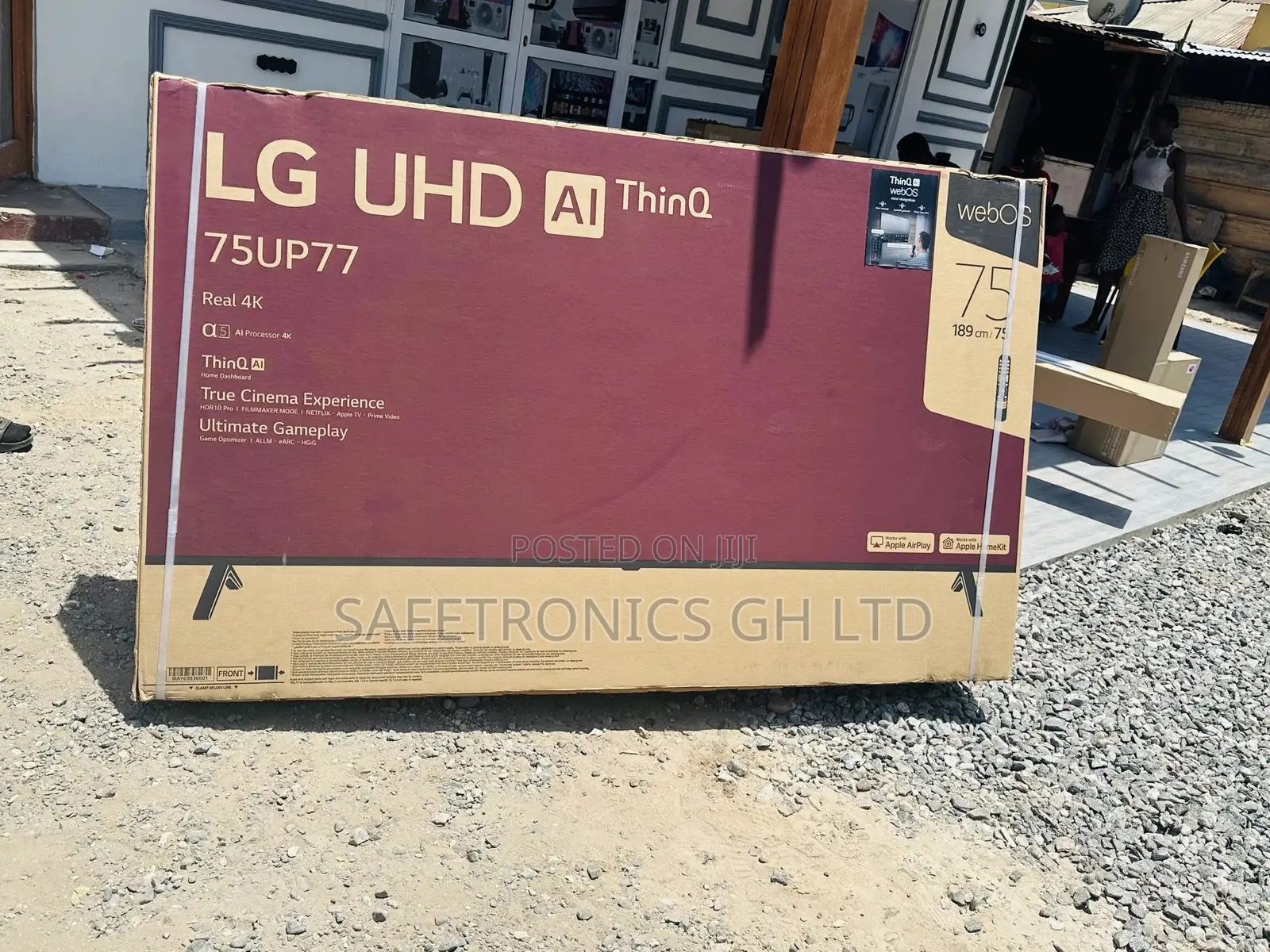 Fresh in Box Lg UP77 75 Inches Glossy LED Smart Tv