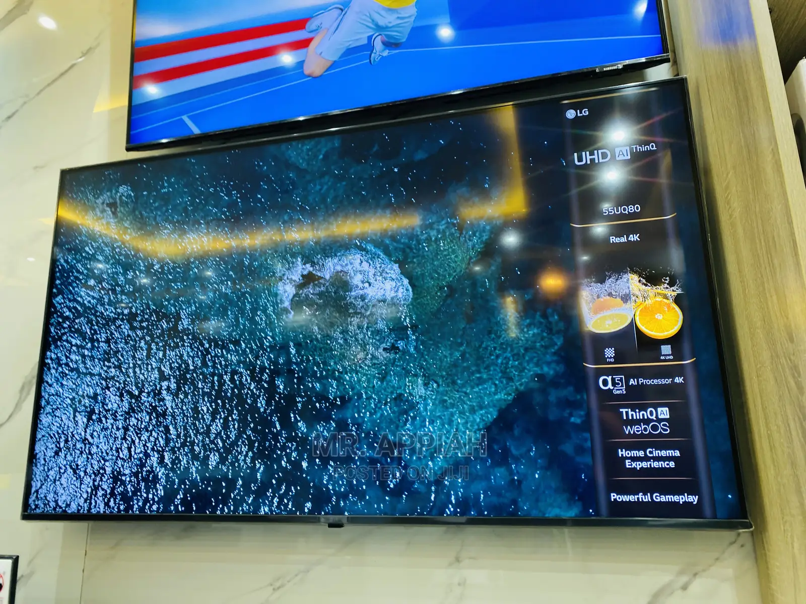 Elegant LG 55 Inch Uhd Smart LED Tv 55UQ75003(Black) 