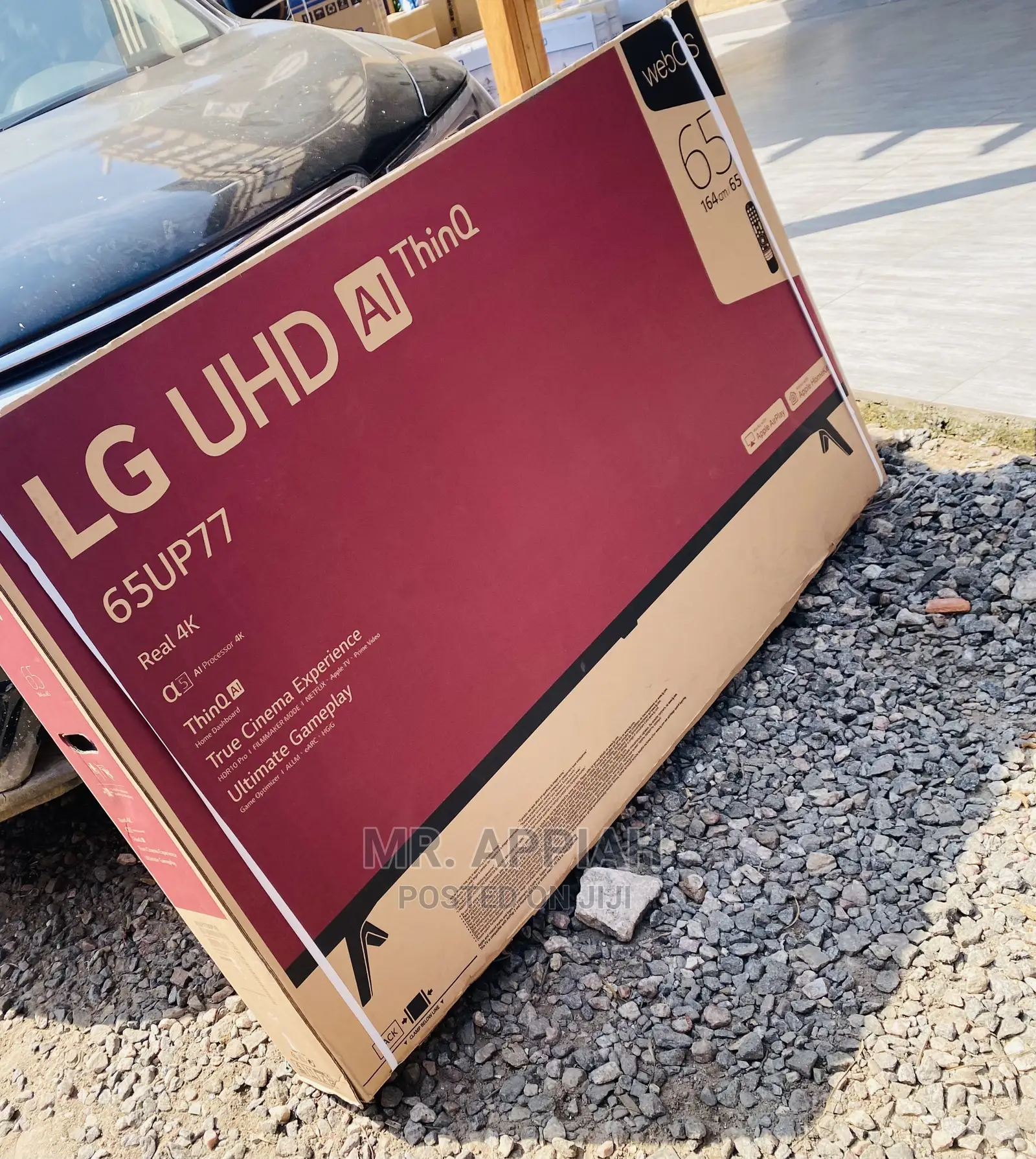 Elegant LG 65 Inch Uhd Smart LED Tv 65UQ81003(Black).